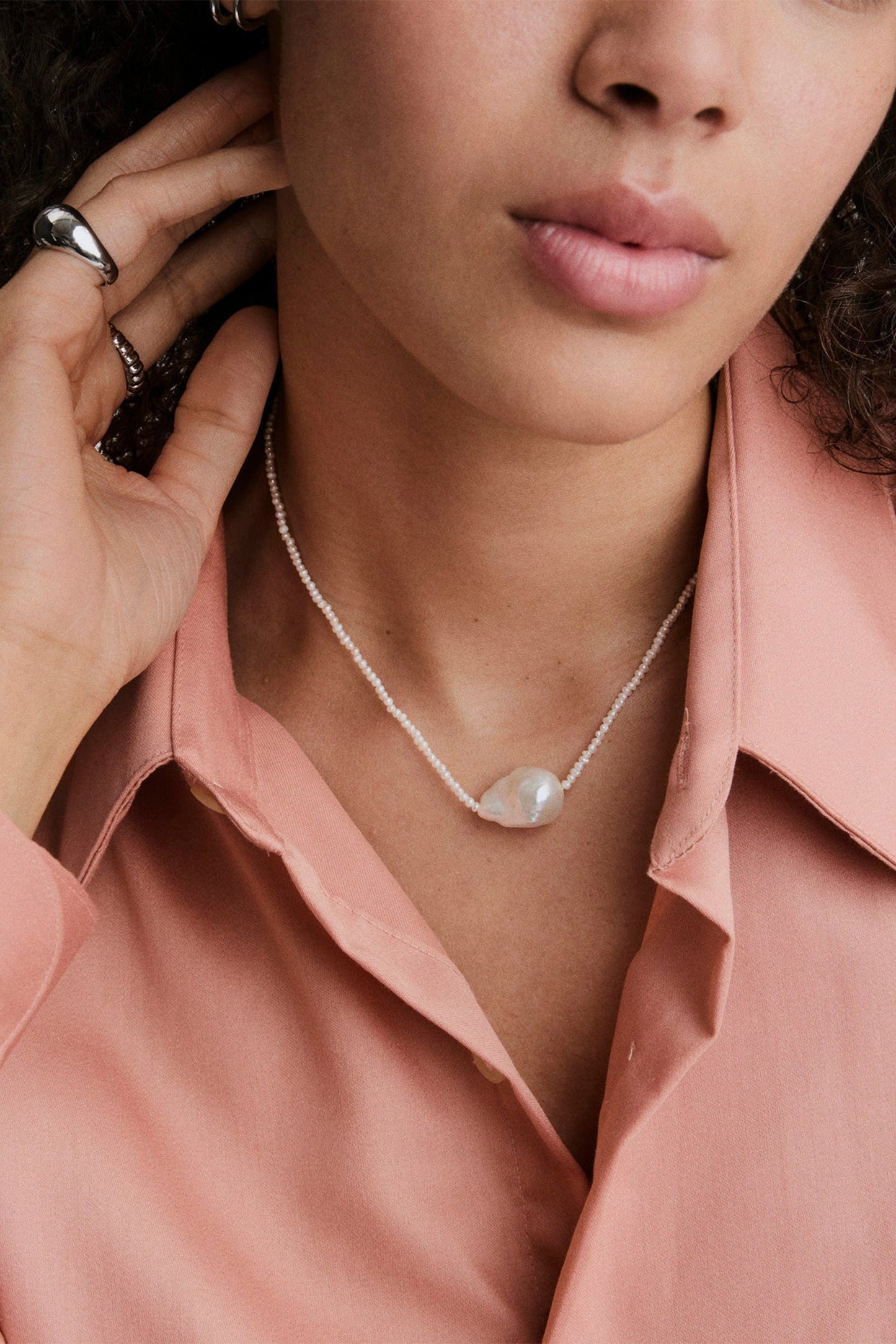 Clara Pearl Necklace