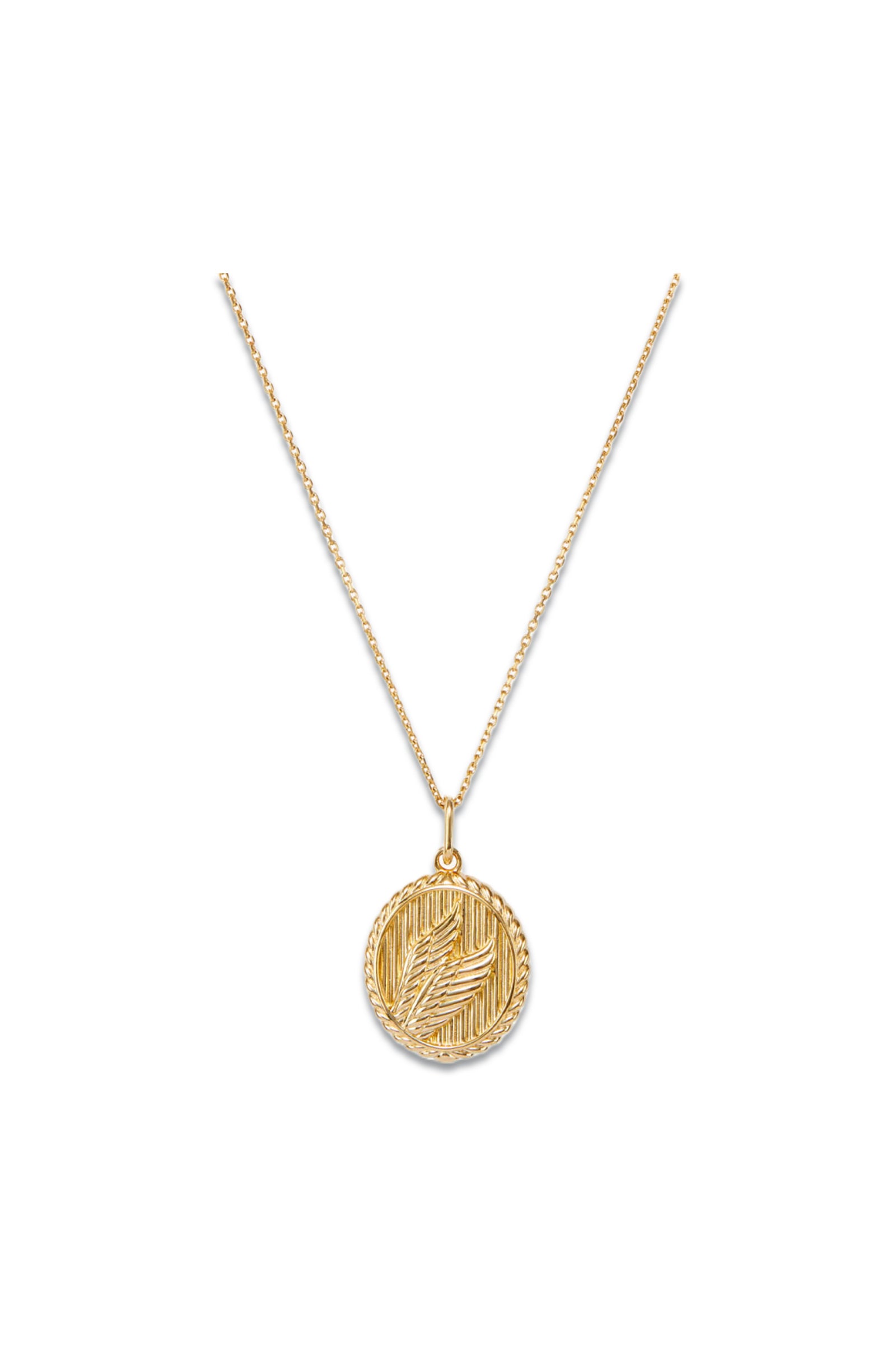 Winged Coin Pendant Necklace – Wardrobe Icons