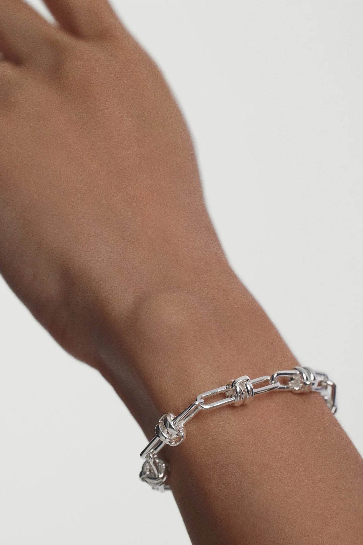 Base Chain Convertible Bracelet Silver