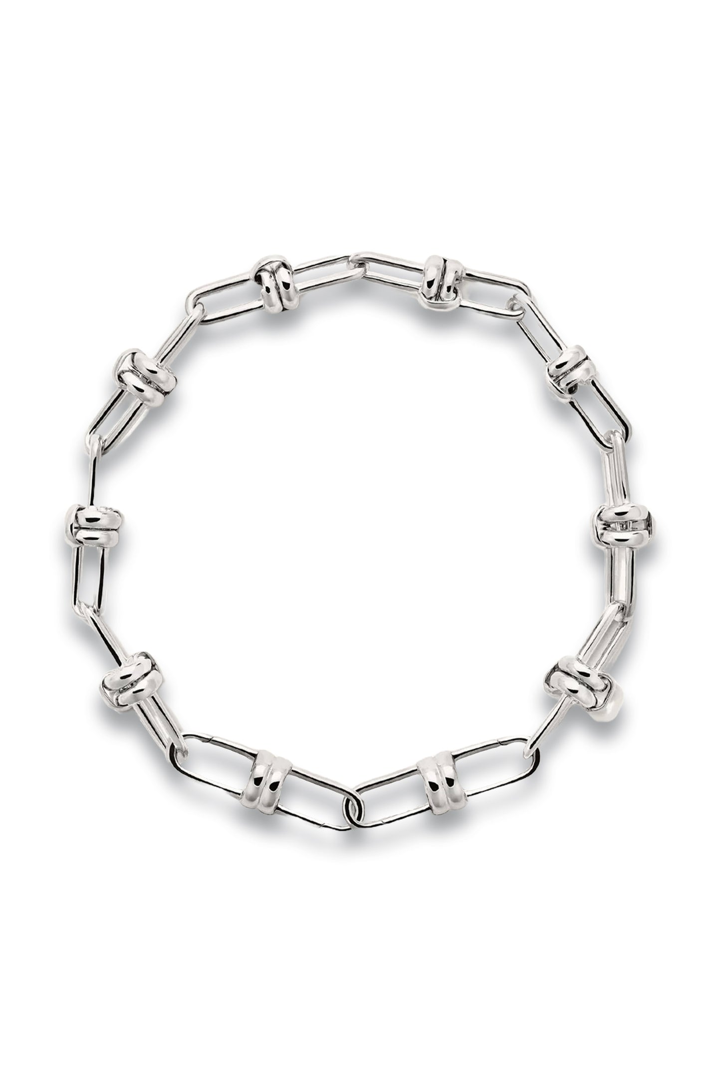 Base Chain Convertible Bracelet Silver