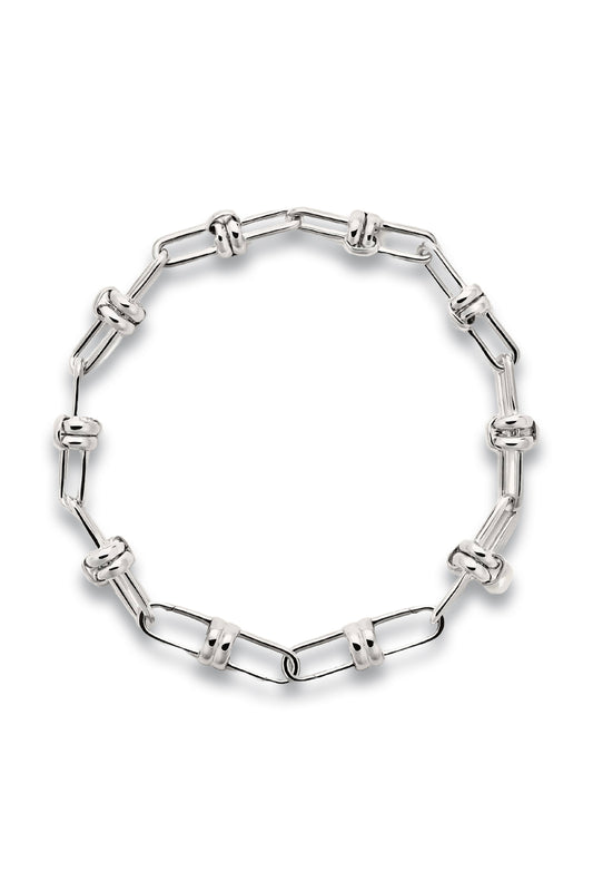 Base Chain Convertible Bracelet Silver