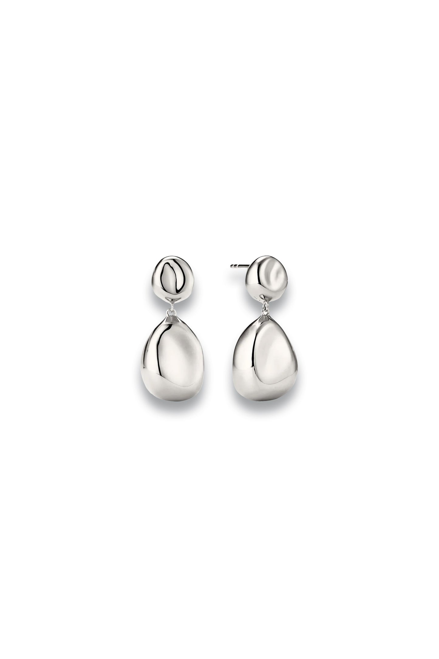 Organic Dôme Pebble Earrings