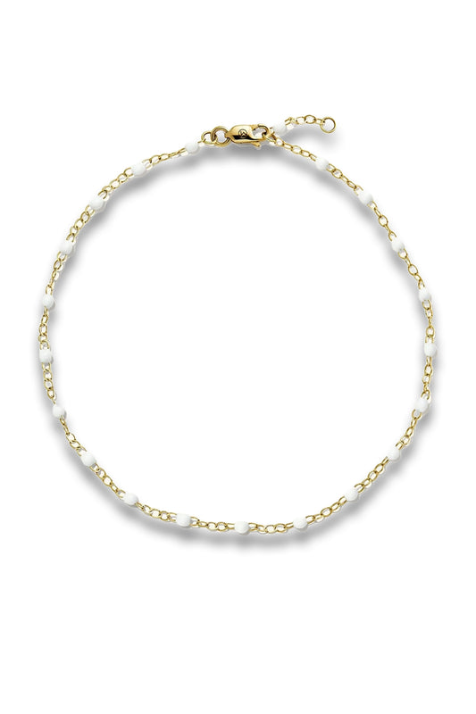 Enamel Spheres Anklet