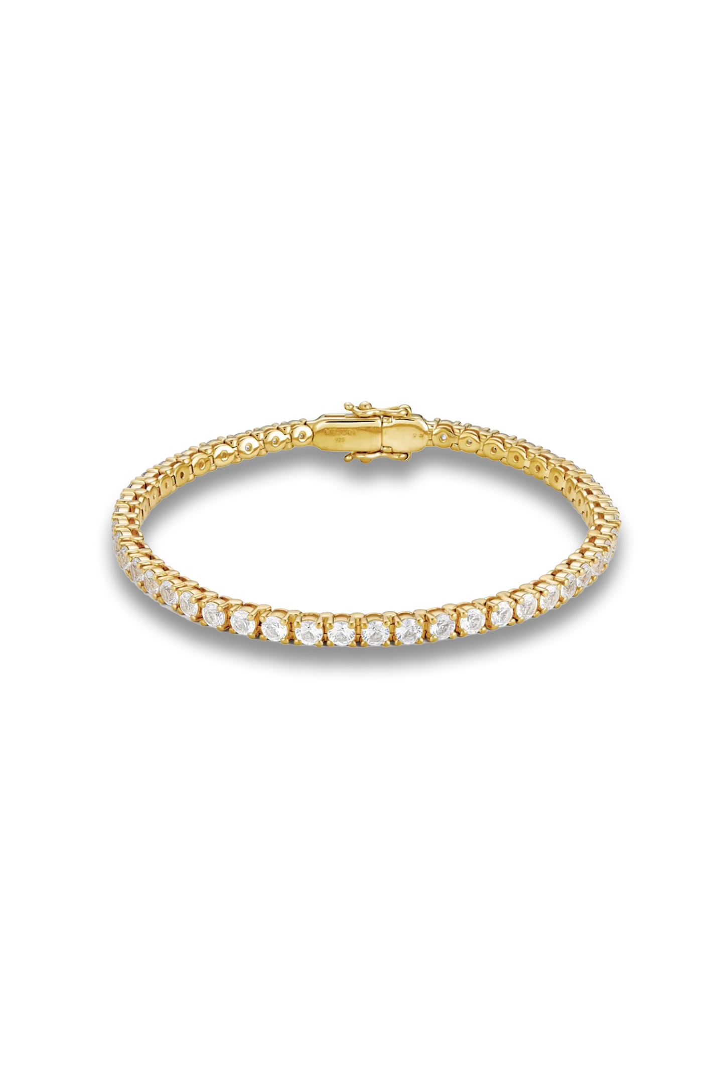 Lab Grown Sapphire Tennis Bracelet