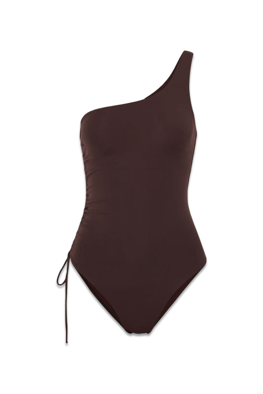 Bodrum One-Shoulder Tie-Detailed Swimsuit