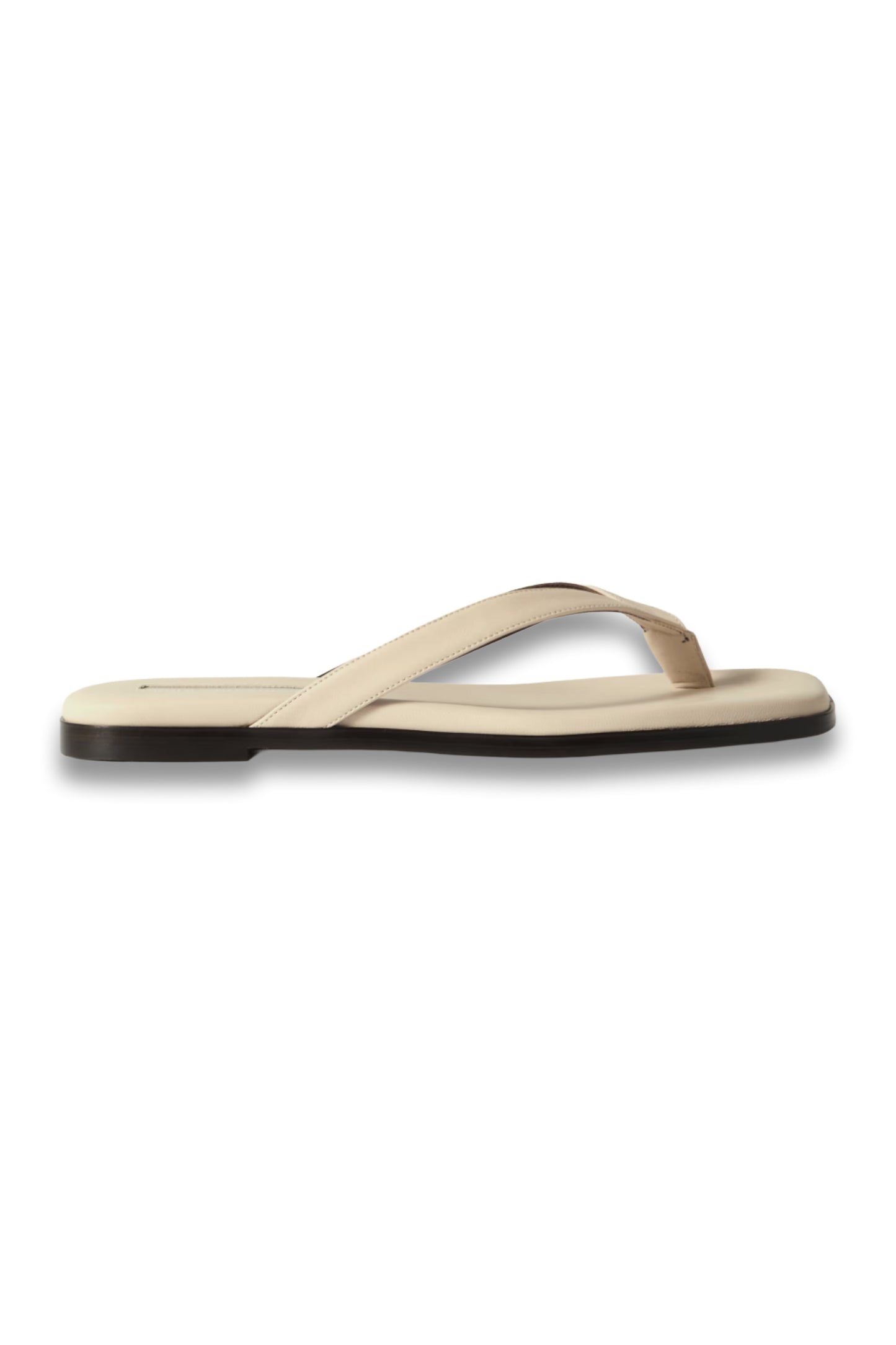 Meta Leather Flip Flops