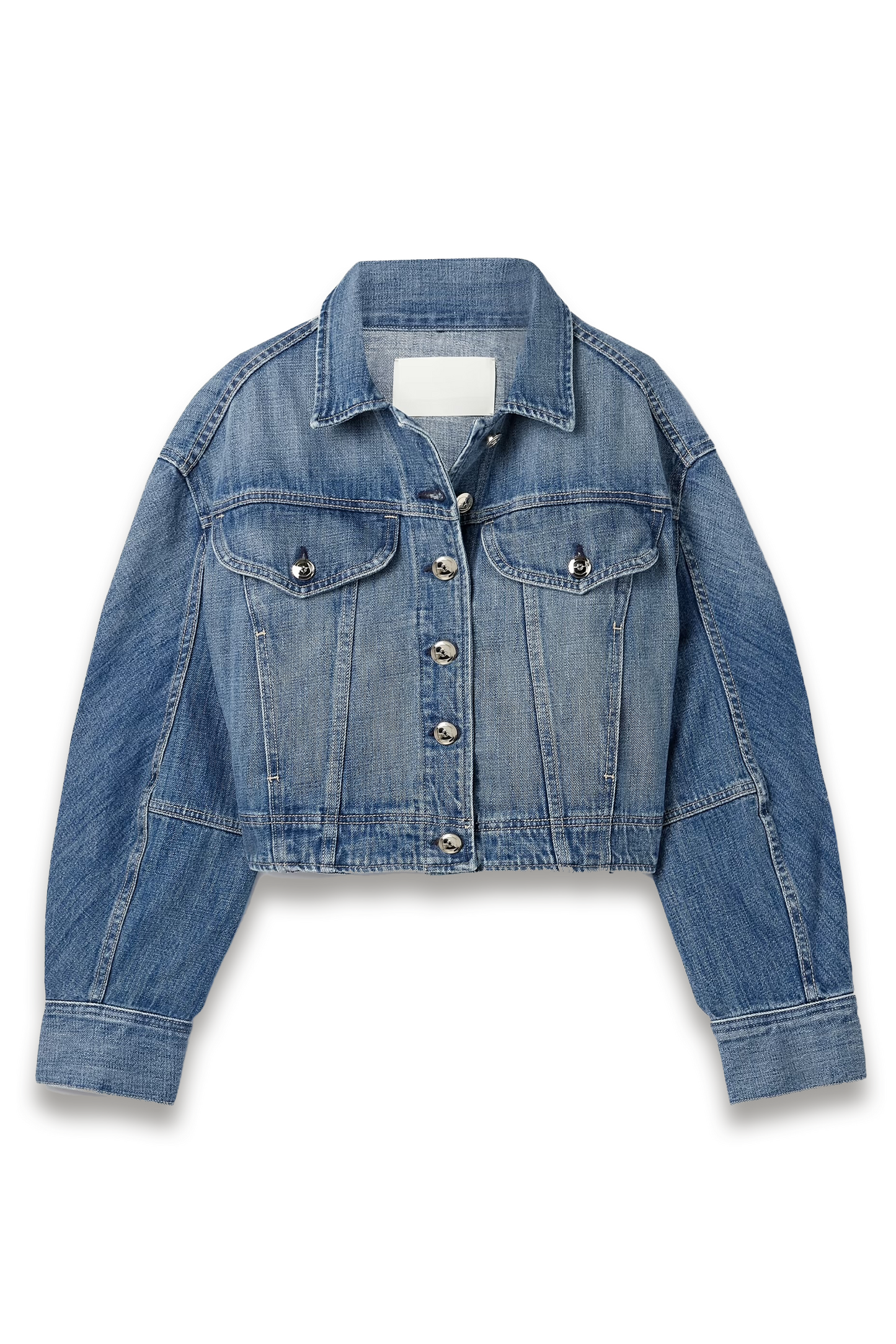 The Mhor Cropped Denim Jacket