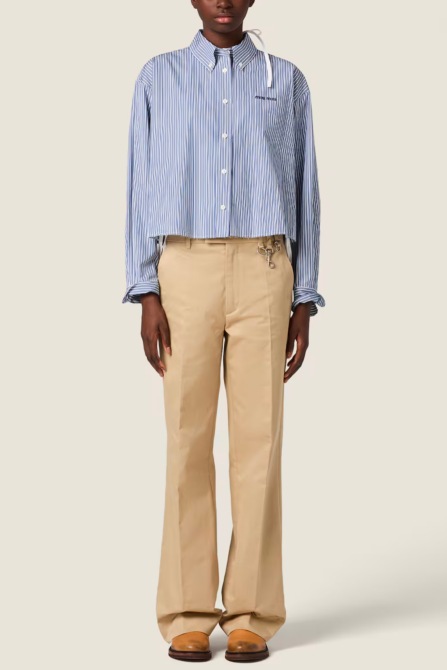 Micro Pinstripe Poplin Shirt