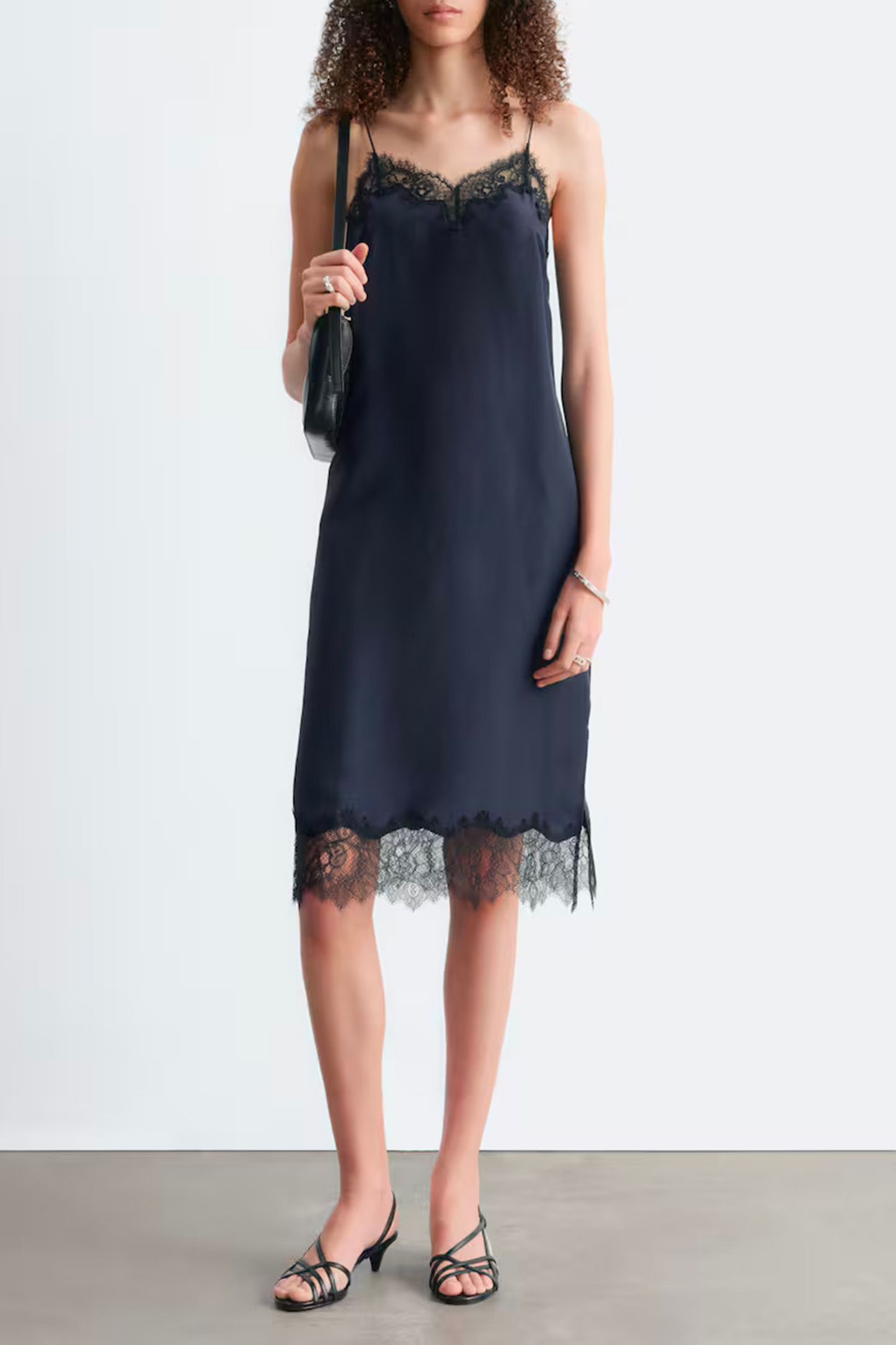 Silk Slip Midi Dress