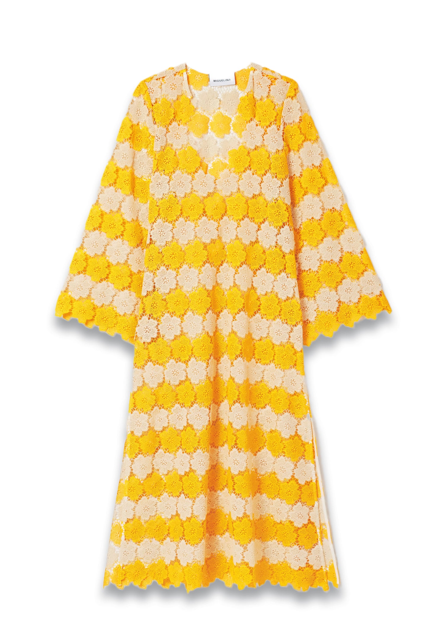 Arelis Cotton Guipure Lace Kaftan