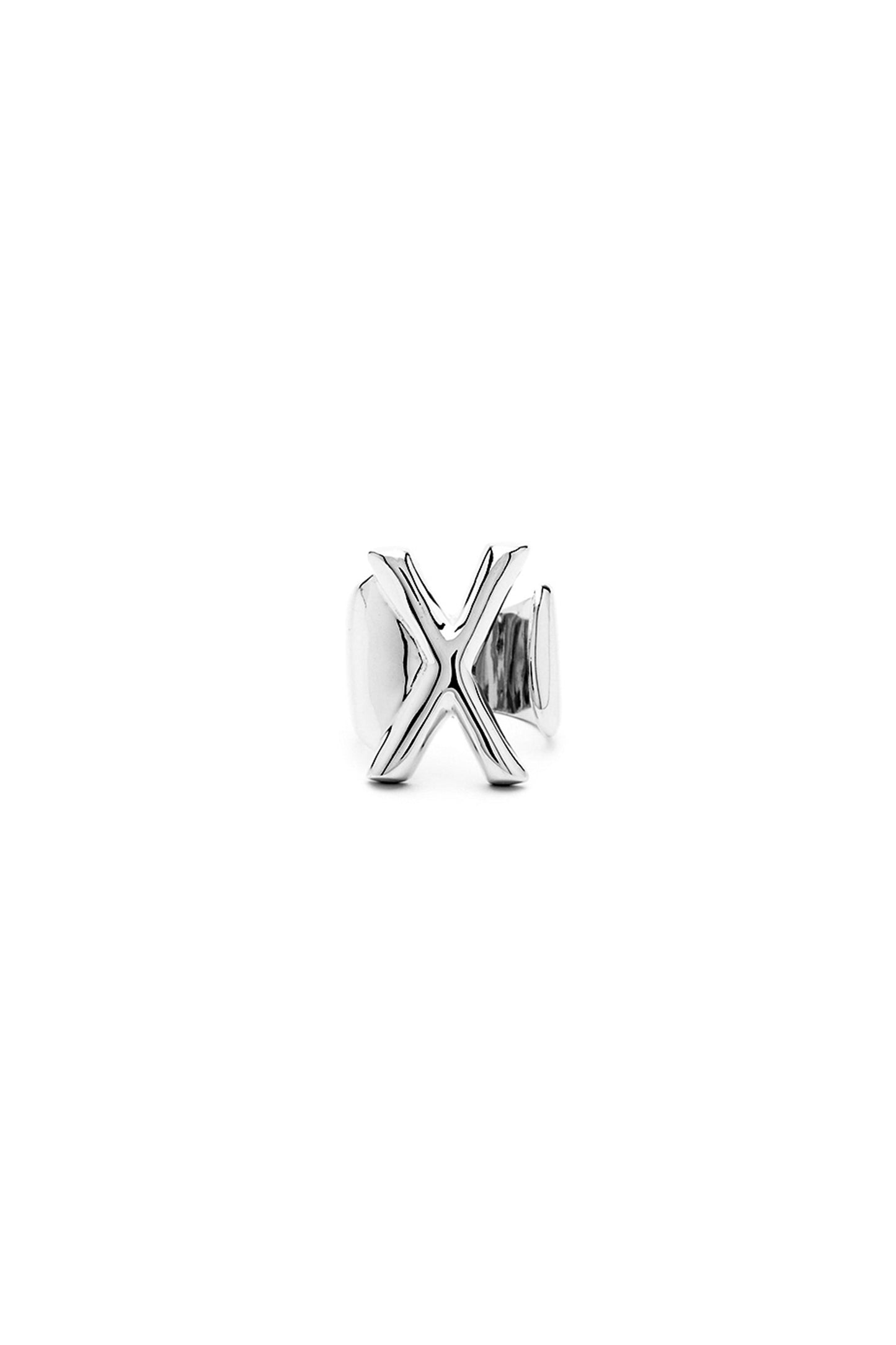 Silver Mini Alphabet Letter Ring