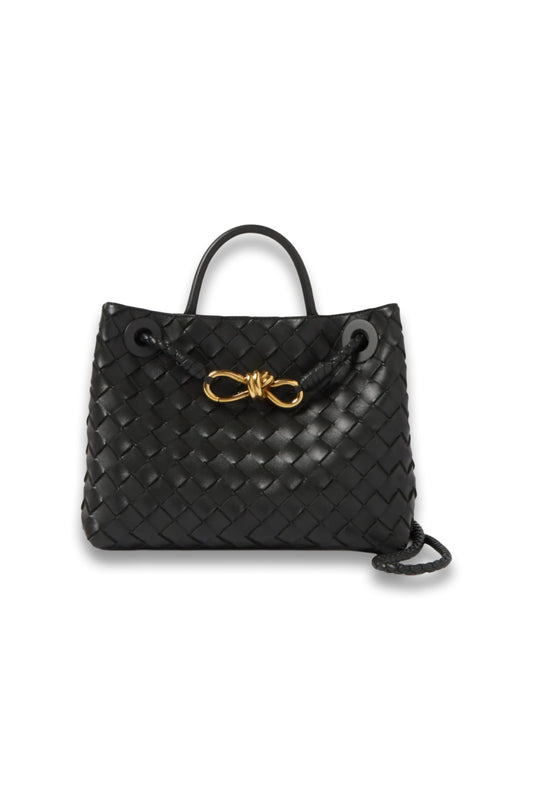 Andiamo Small Intrecciato Leather Tote
