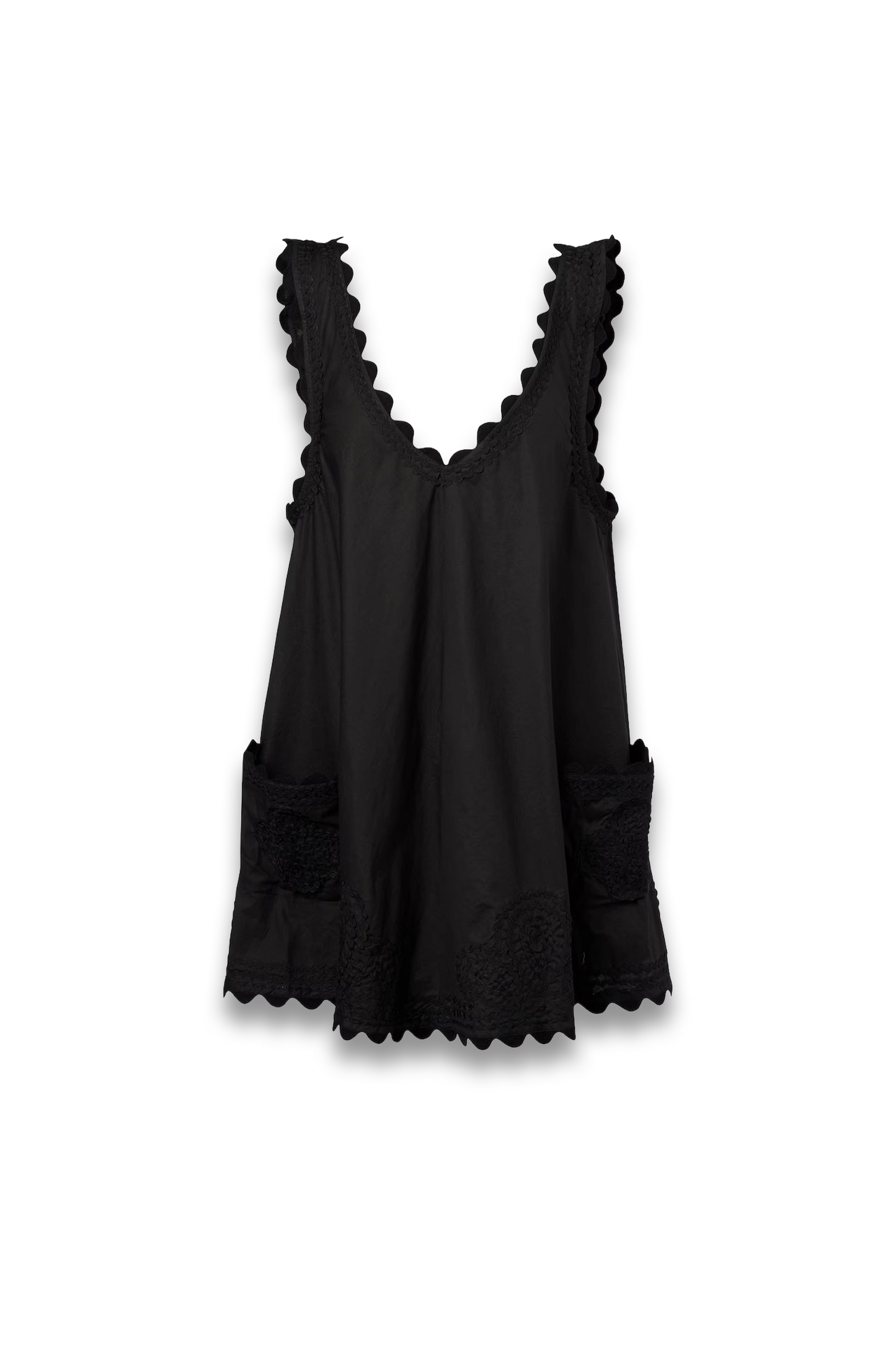Embroidered Cotton Poplin Minidress