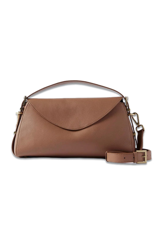 Tan Leather Shoulder Bag