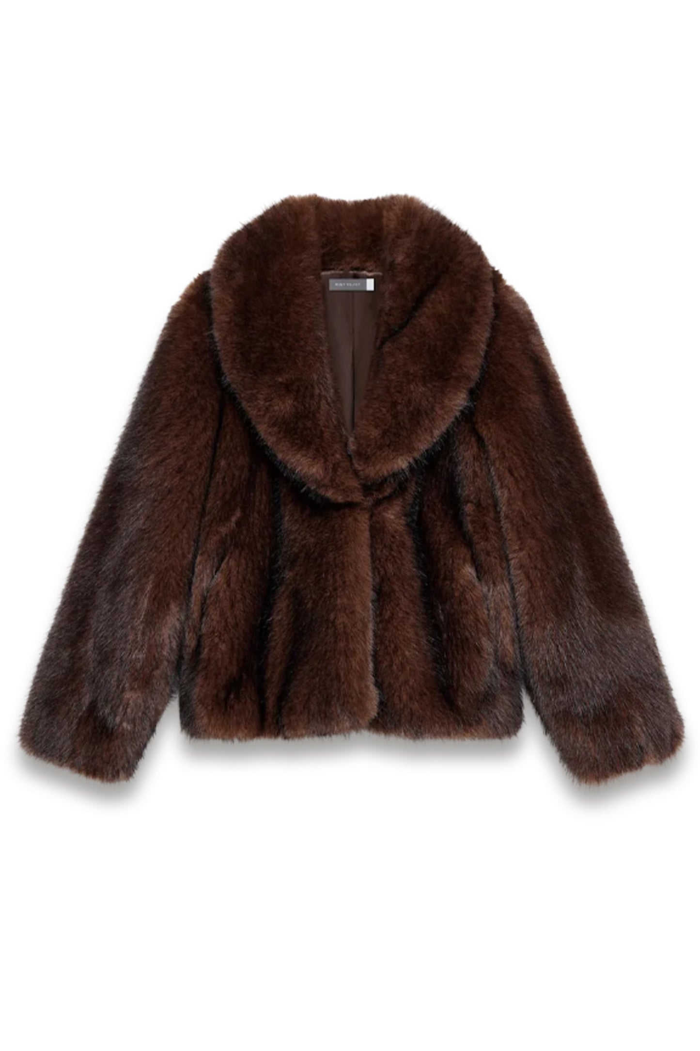 Brown Faux Fur Jacket