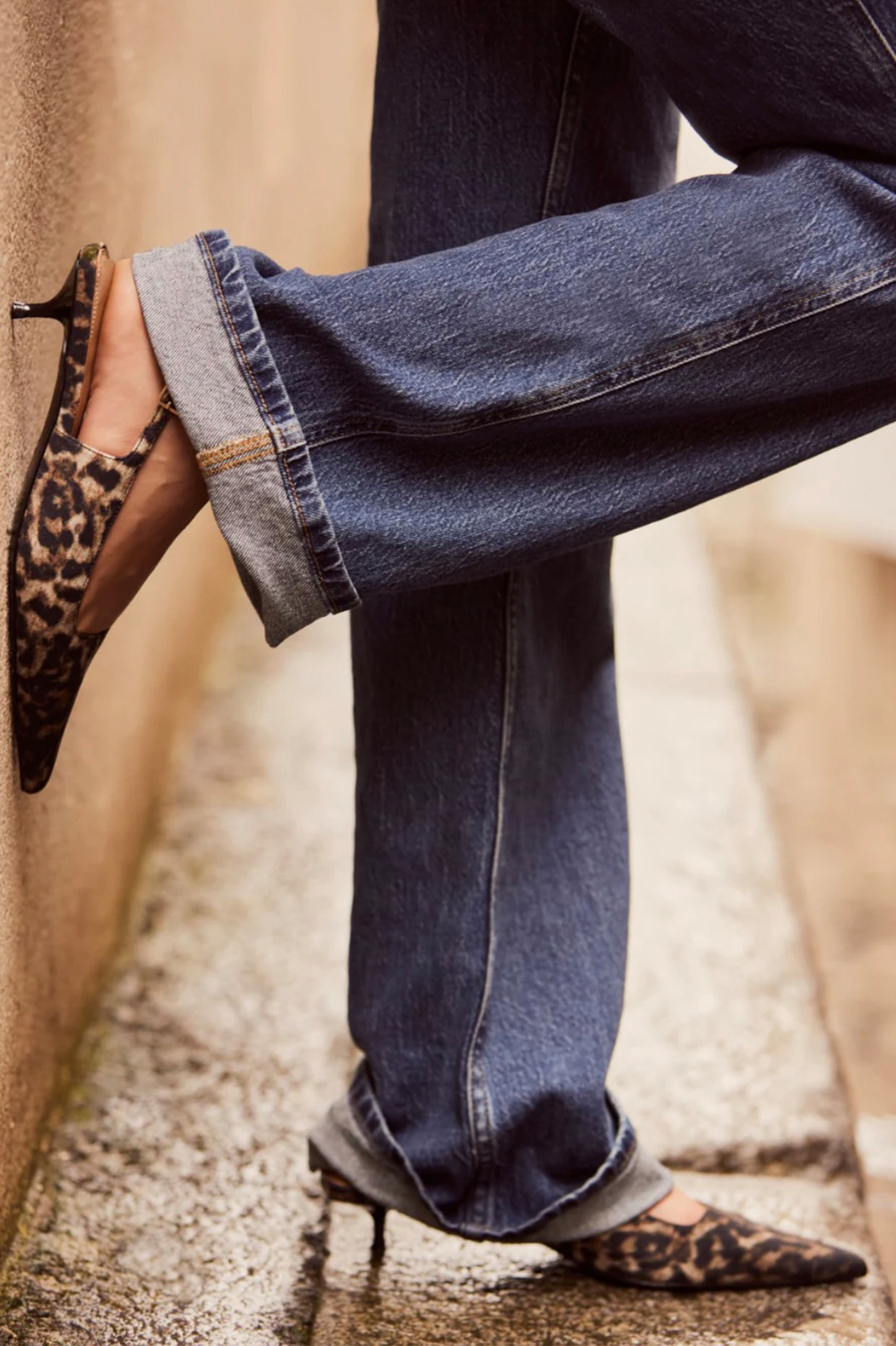 Lol Leopard Print Slingback Kitten Heels
