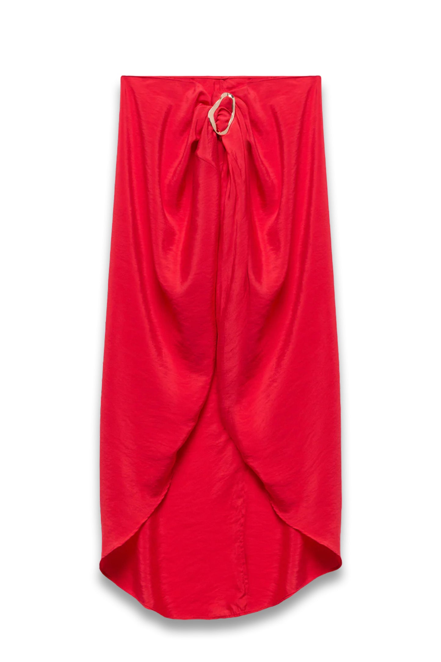 Red Gold Trim Sarong