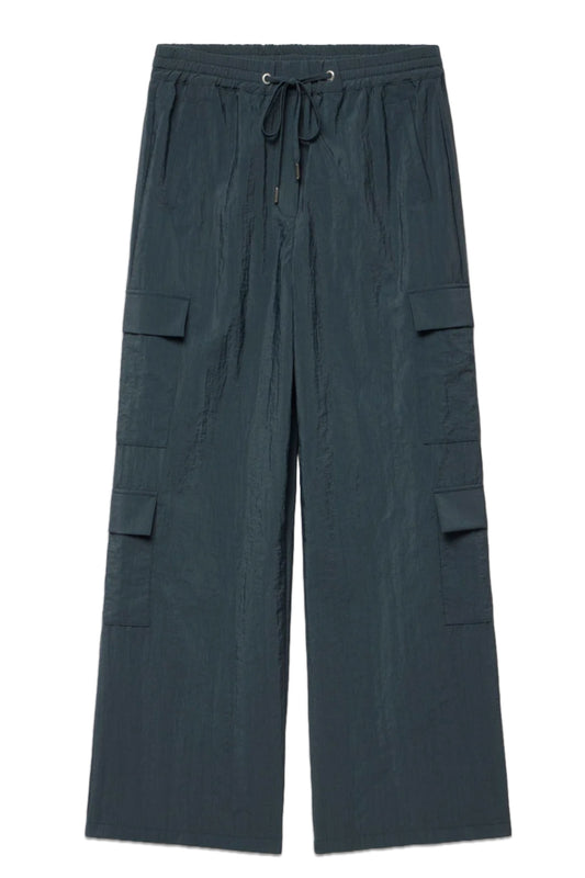 Grey Straight Cargo Trousers
