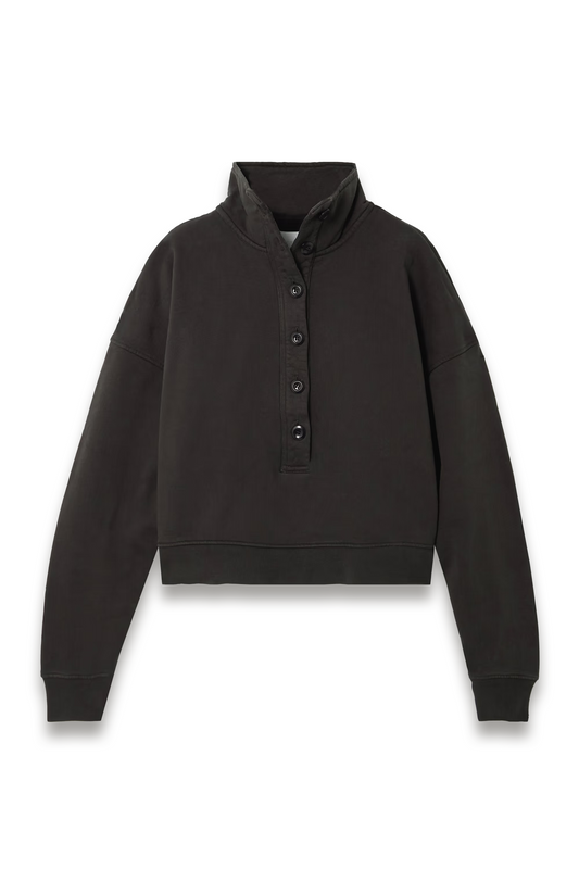 Mirelle Cropped Cotton-jersey Sweatshirt