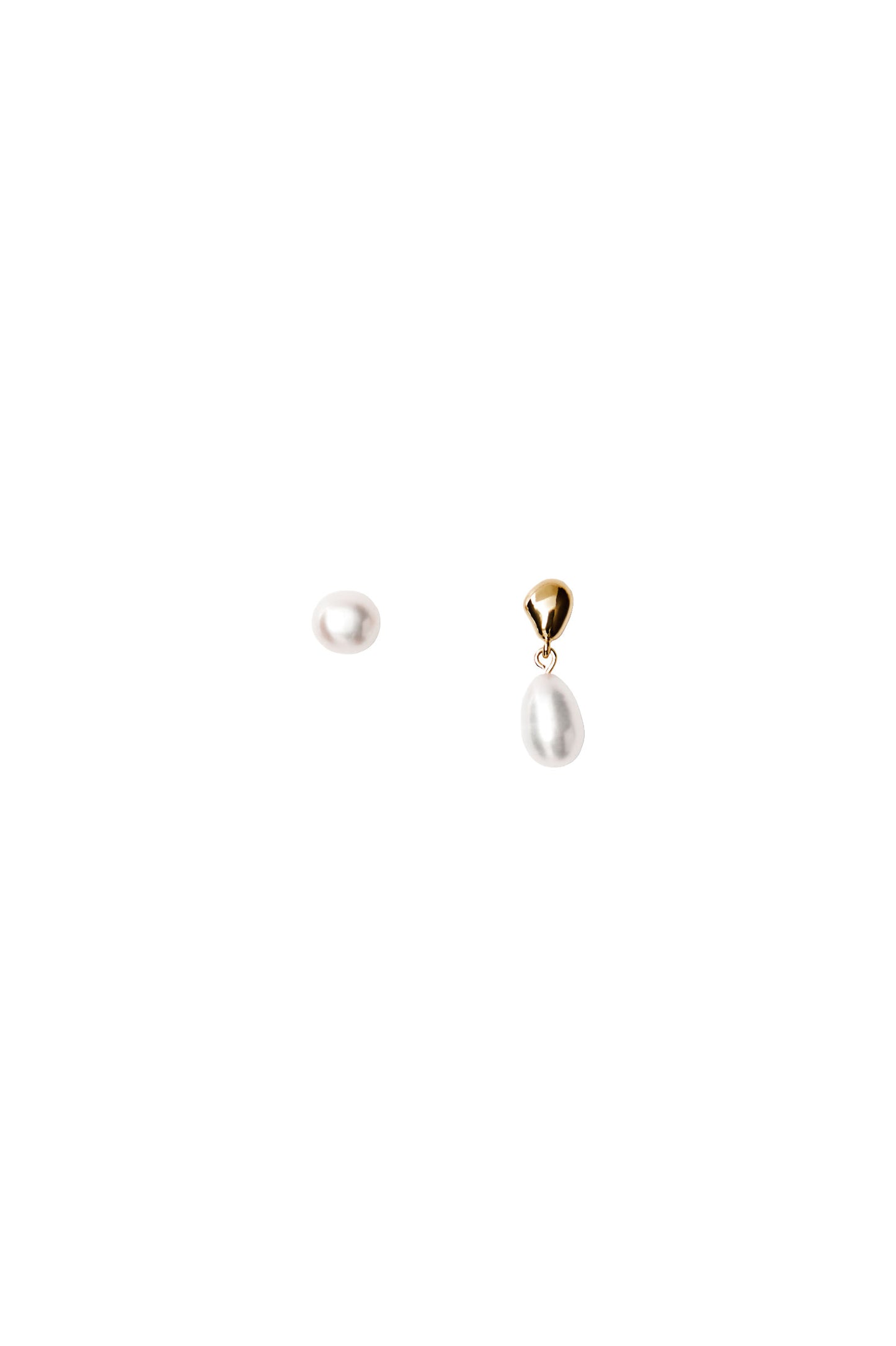 Mismatched Pearl Earrings