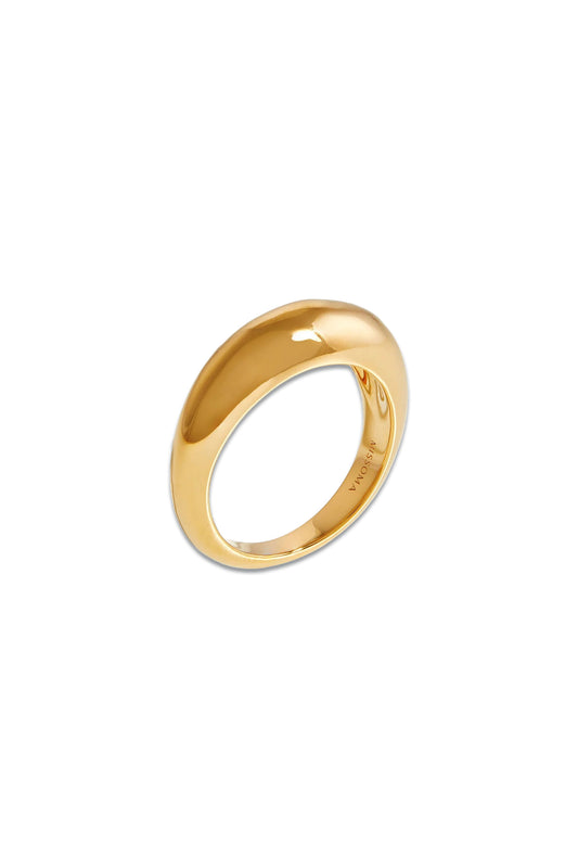 Dome Plain Ring