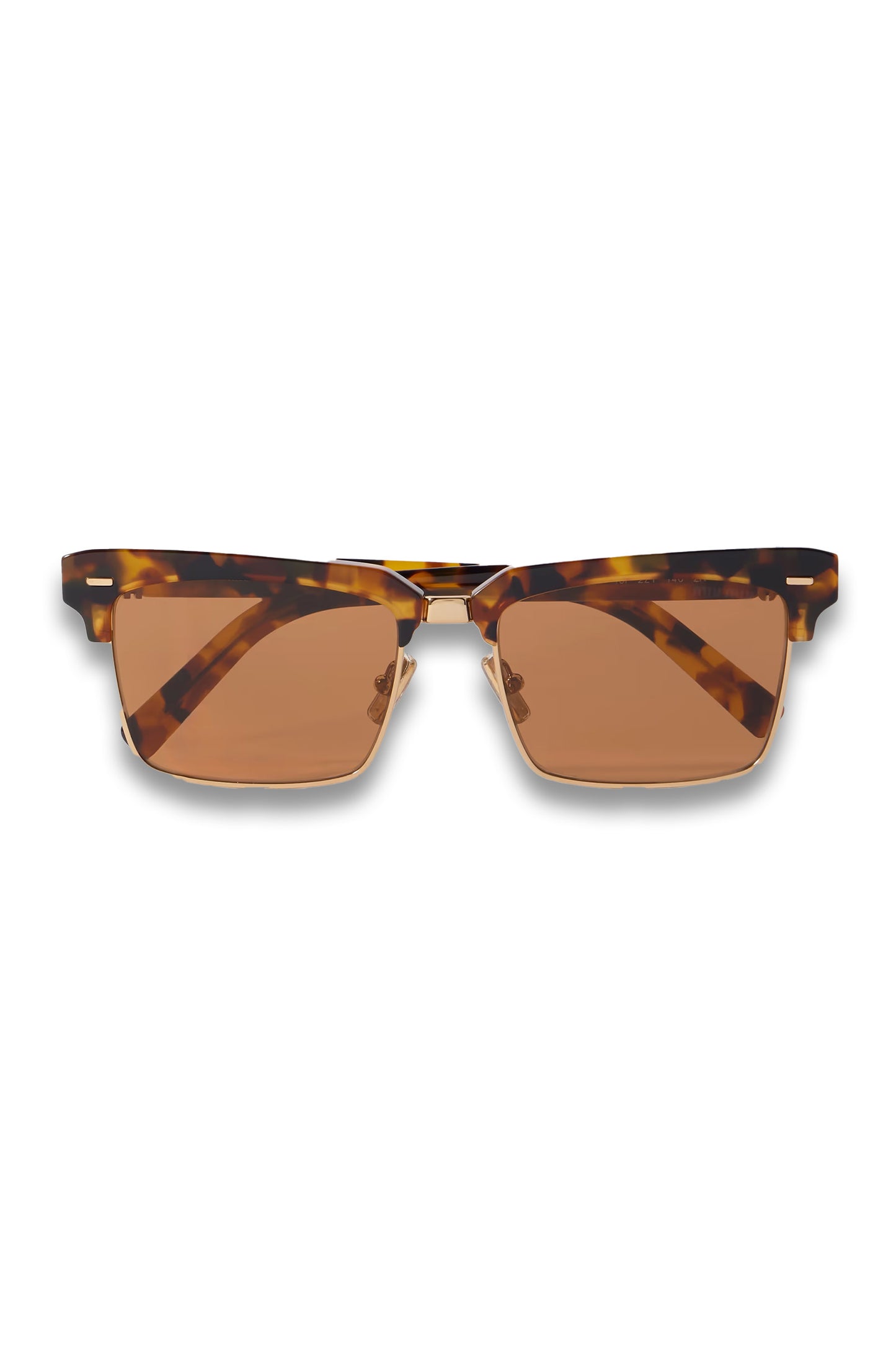 Square-Frame Tortoiseshell Acetate and Gold-Tone Sunglasses
