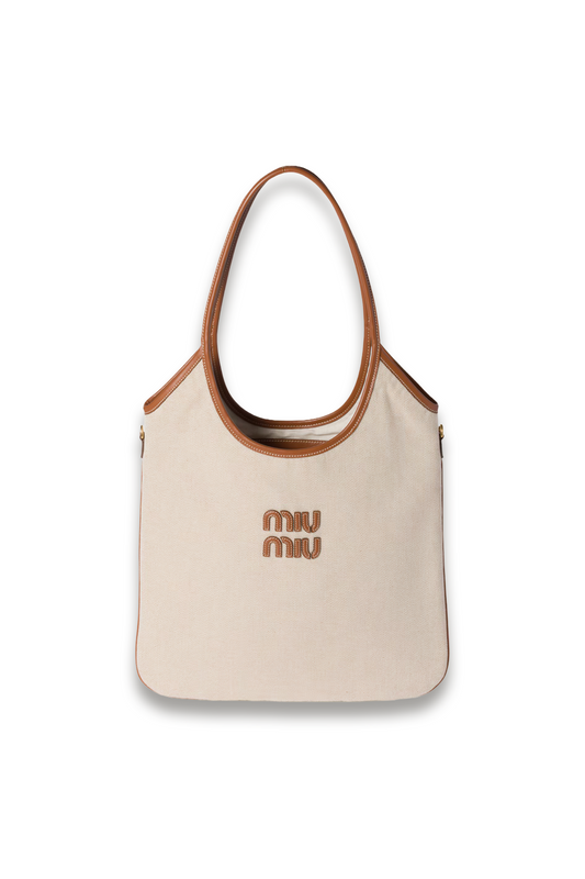 Ivy Canvas and Leather Bag
