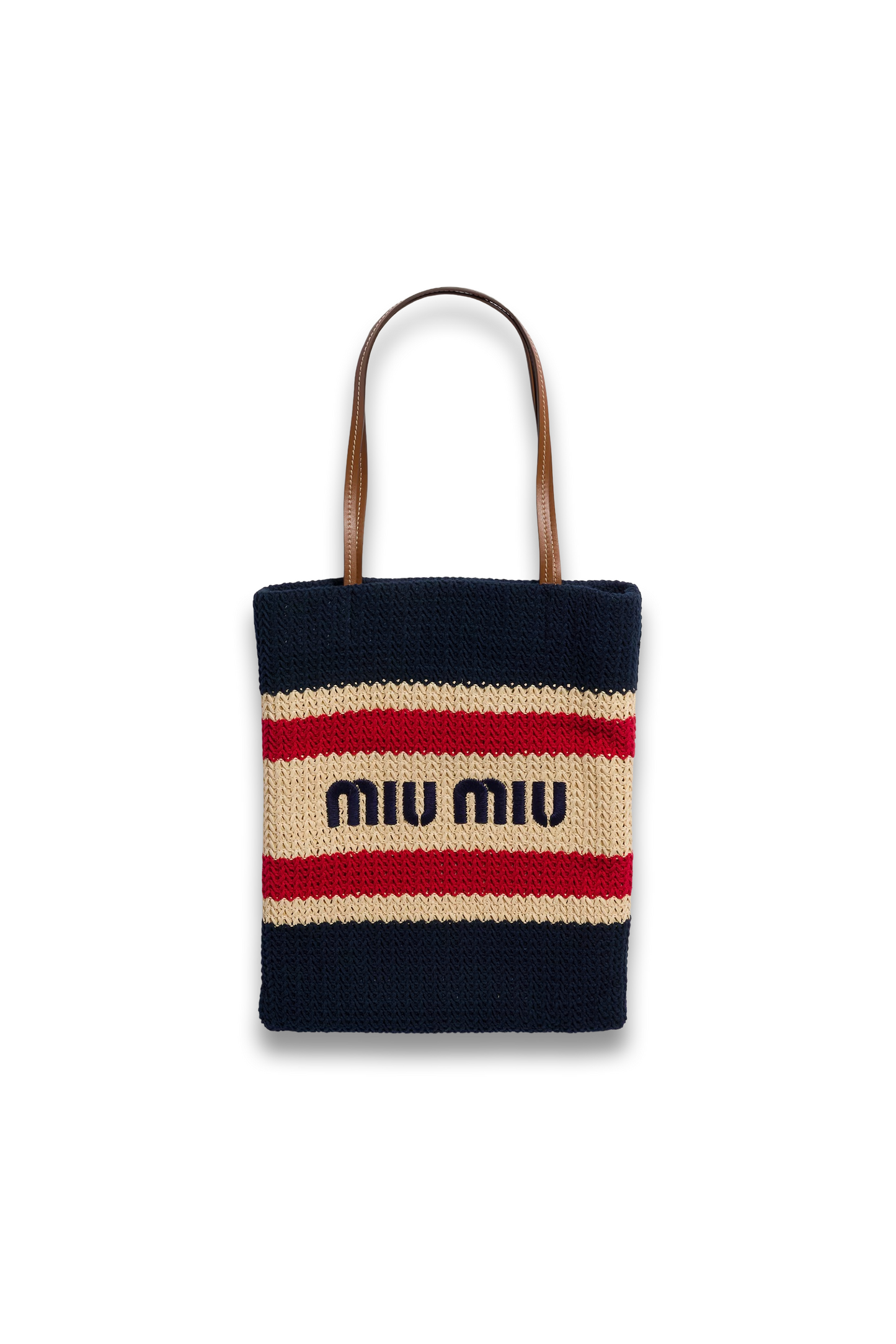 Raffia-effect Woven Tote Bag