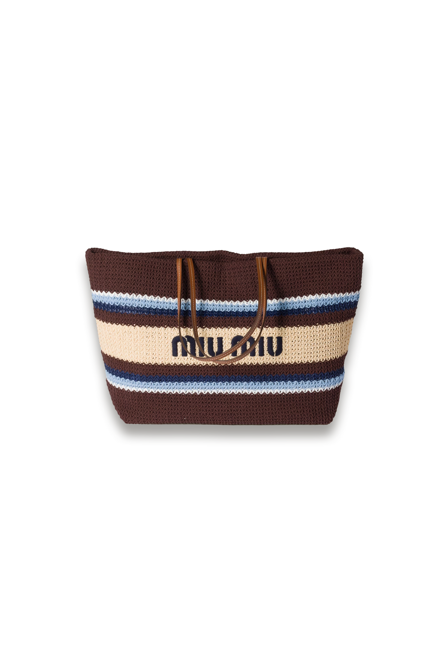 Raffia-effect Woven Tote Bag