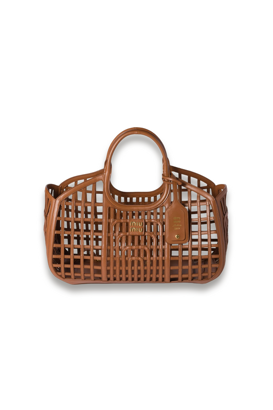 Leather Basket