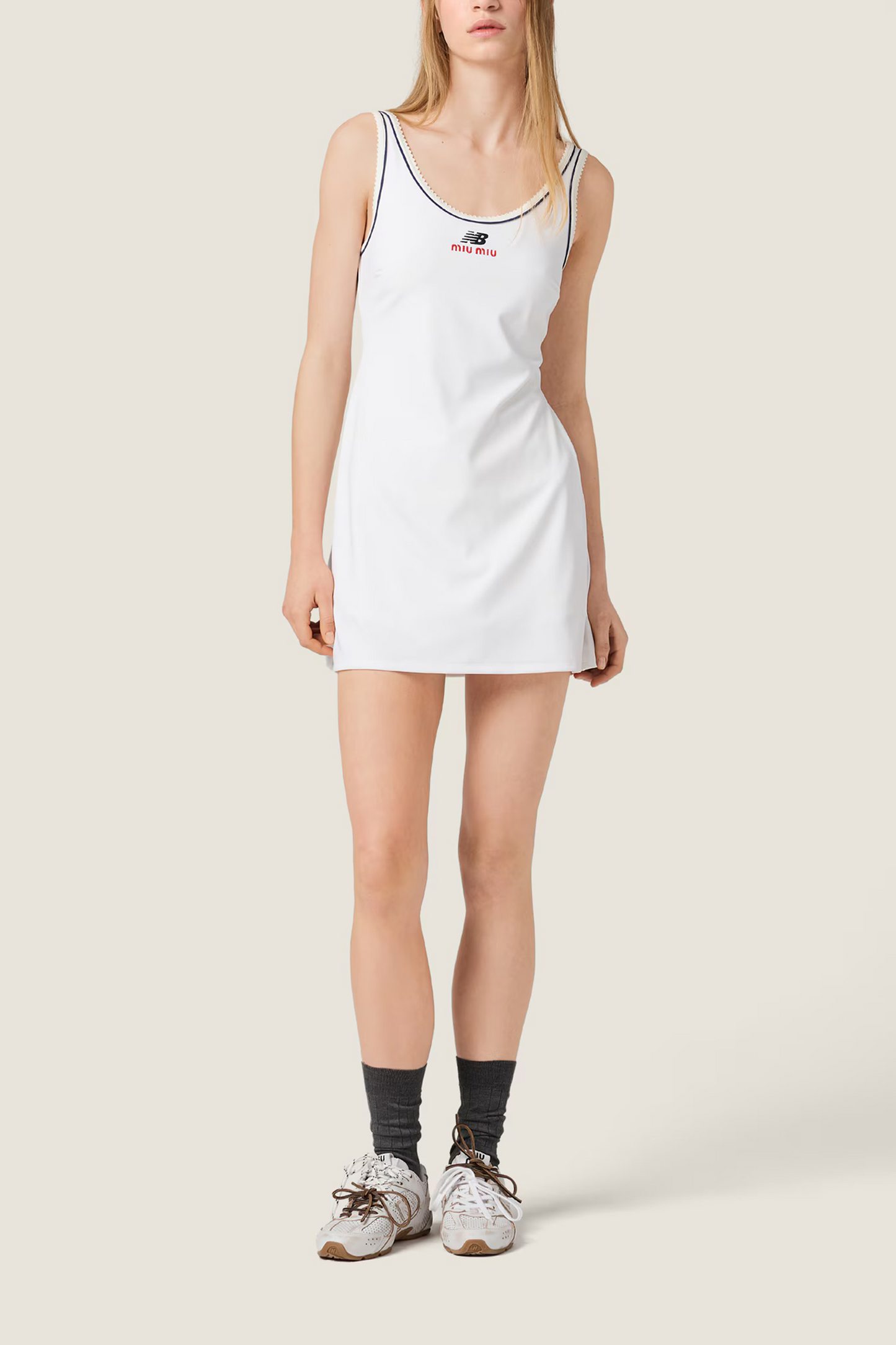 Stretch Technical Jersey Mini-dress
