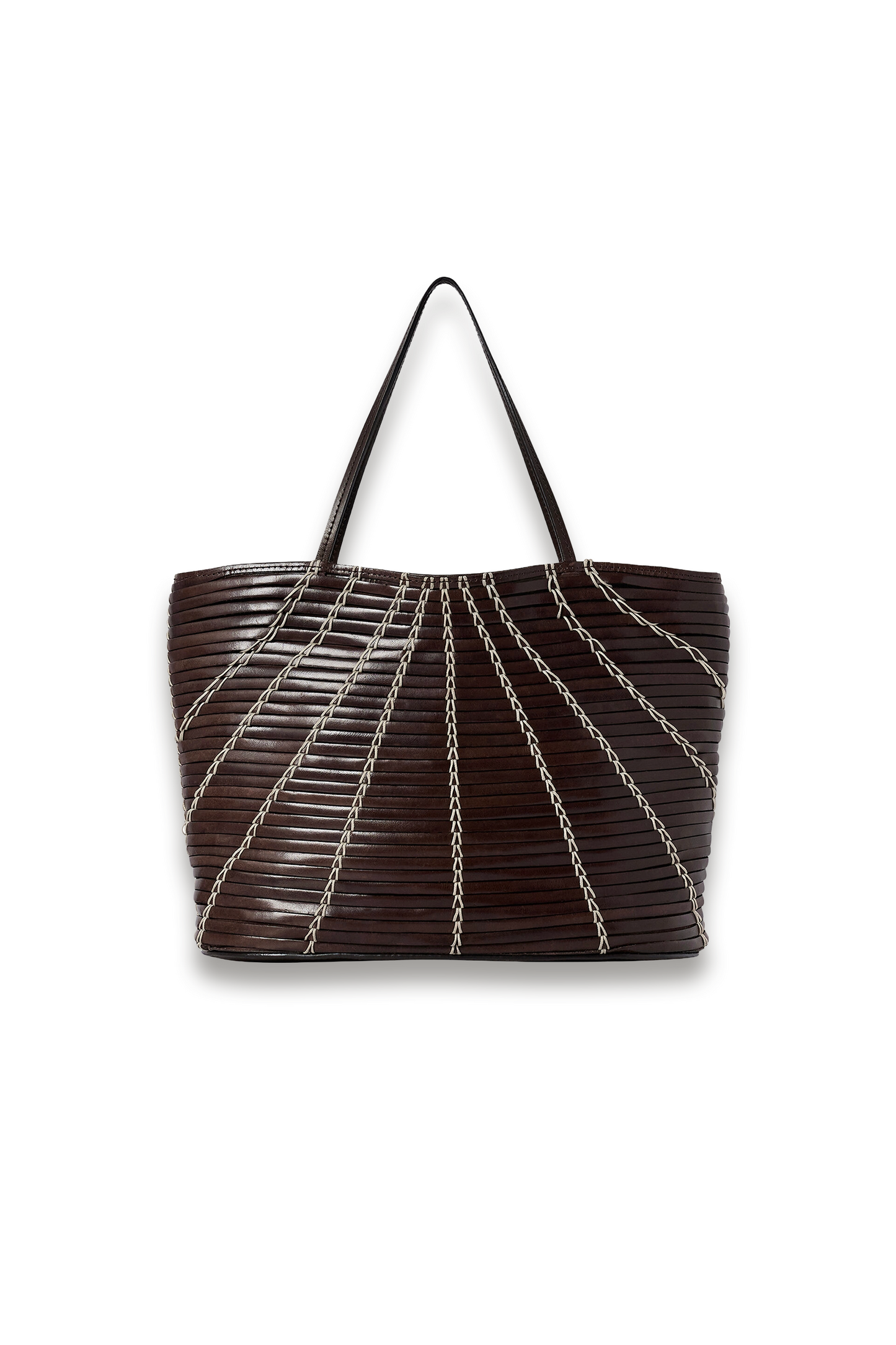 Small Alba Leather Tote Bag
