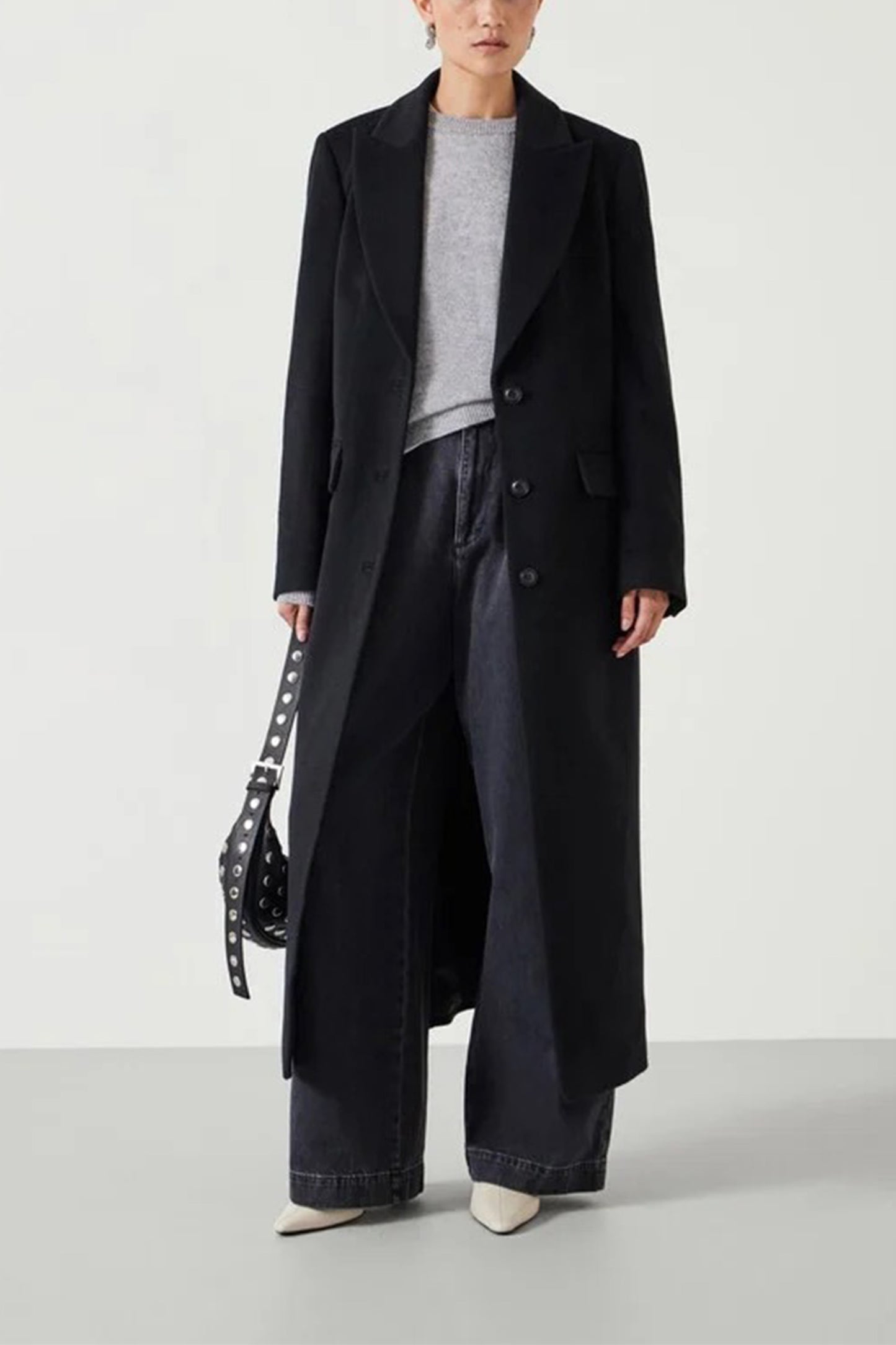 Meridah Cashmere Blend Coat Hush