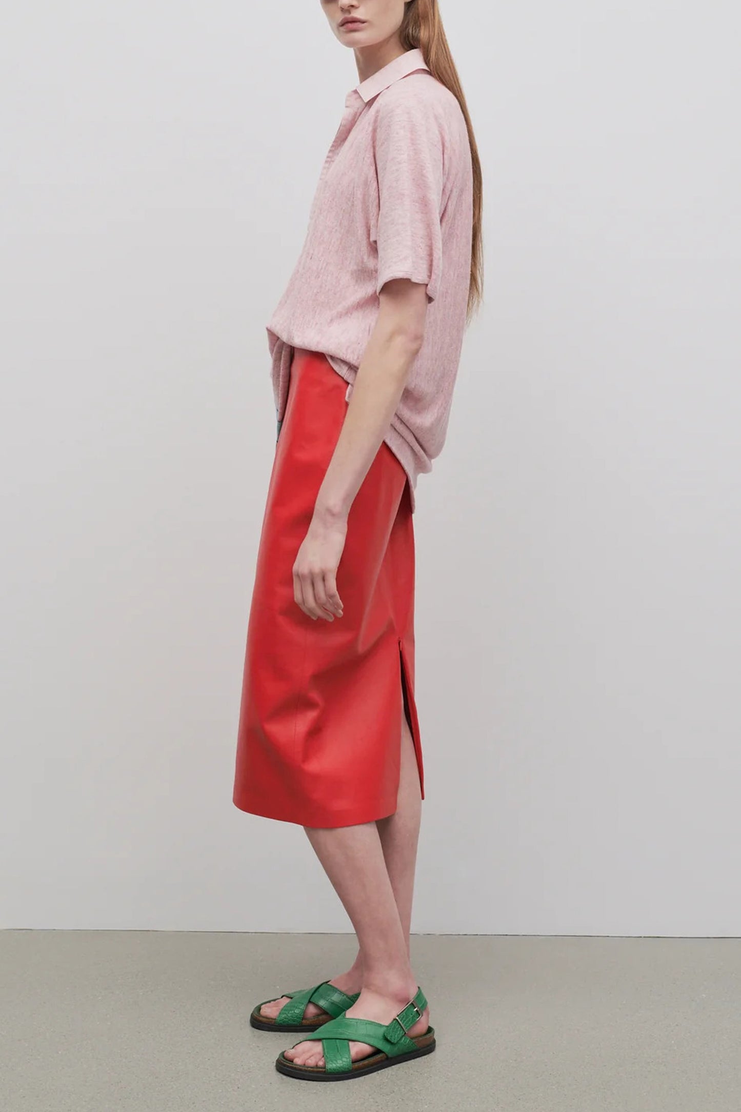 Bartellette Skirt in Leather