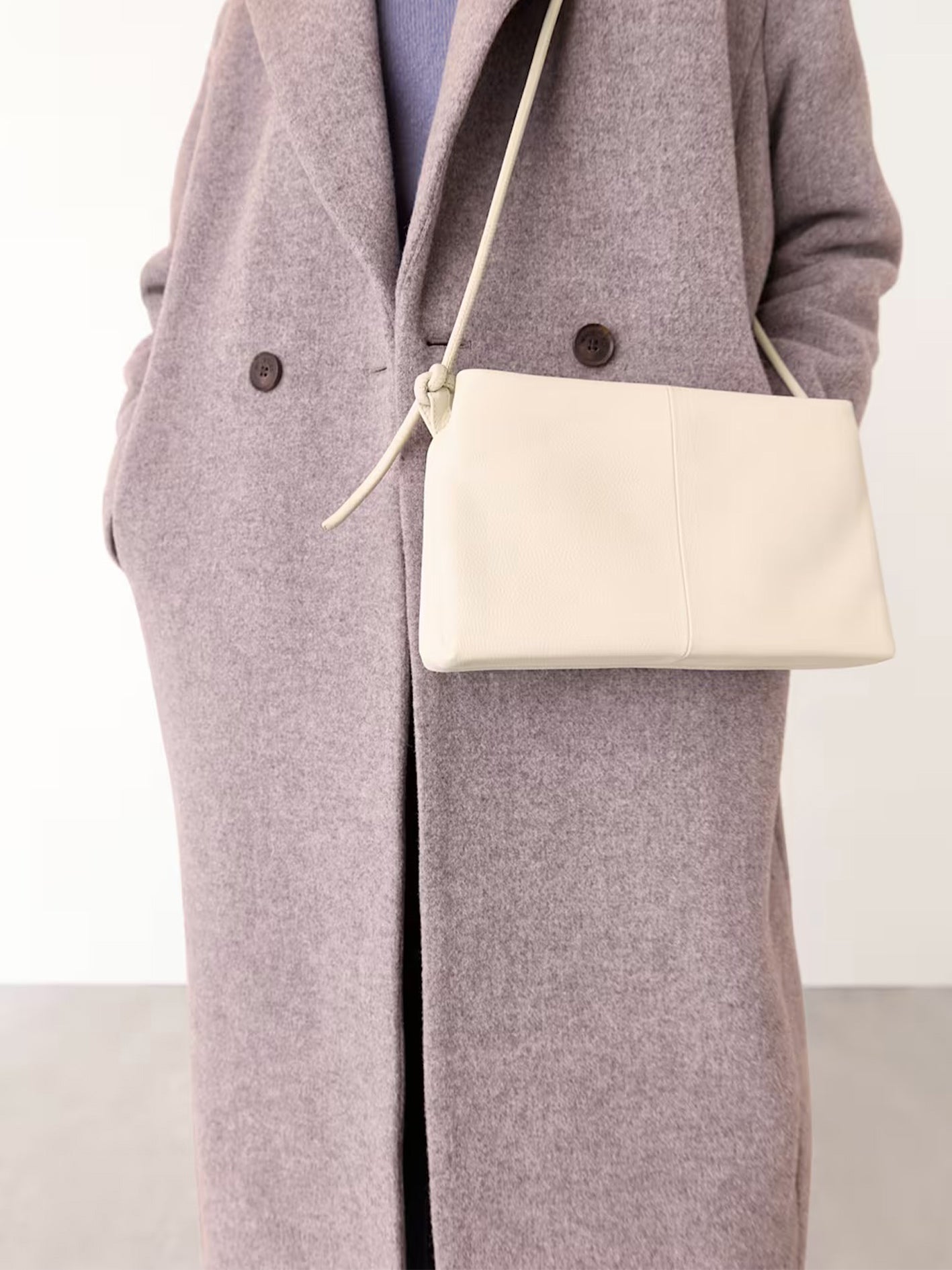 Ivory Amity Triple Pouch Bag