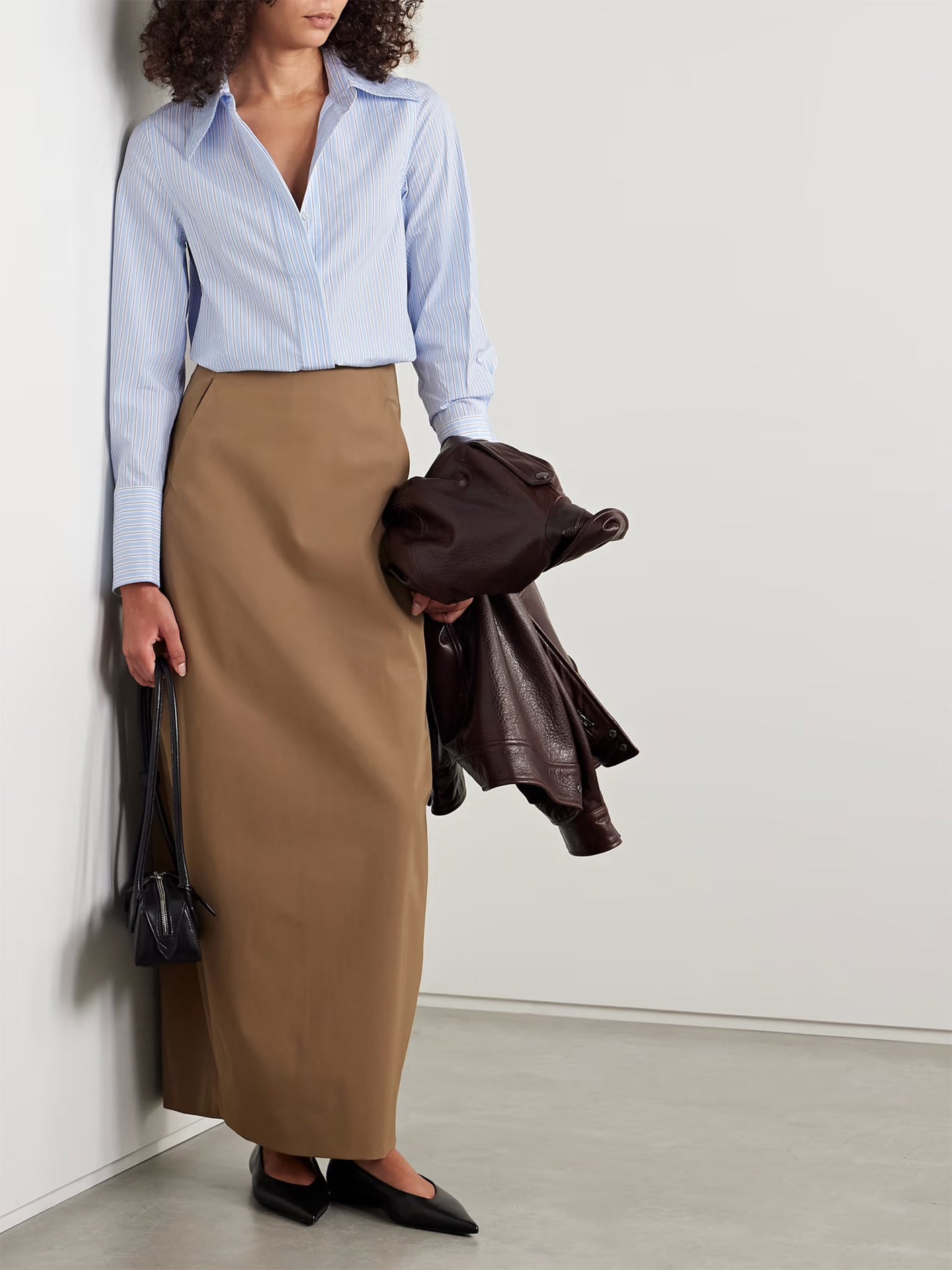 Striped Cotton-Poplin Shirt