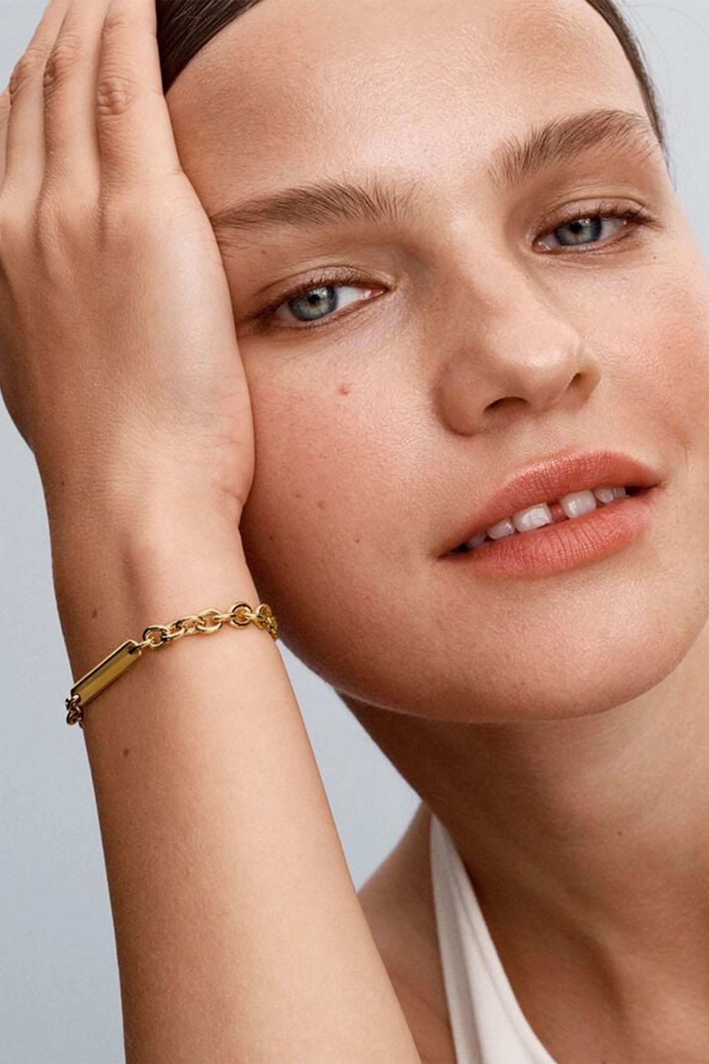 Engravable Bar Link Bracelet