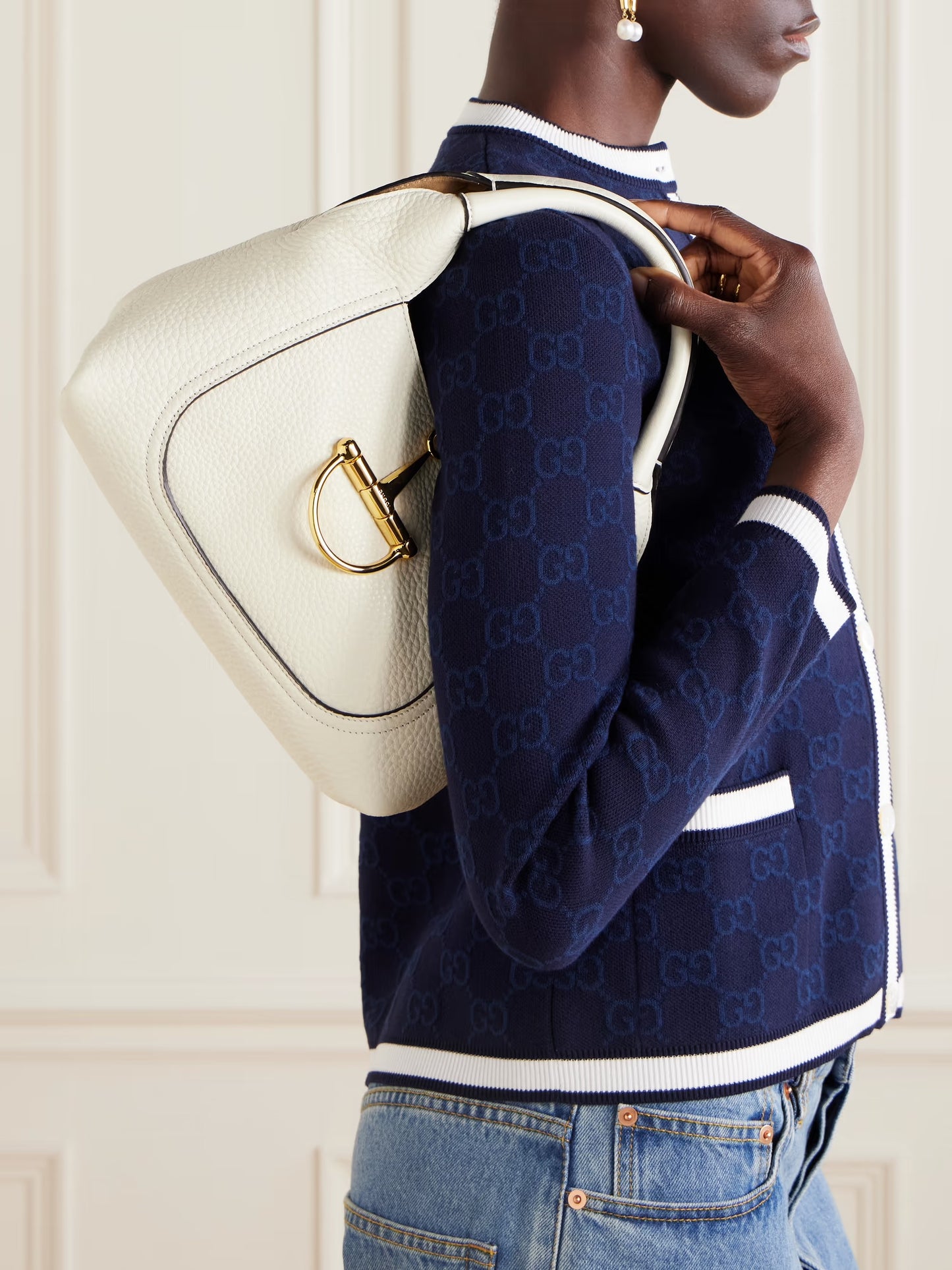 Softbit Textured-leather Tote