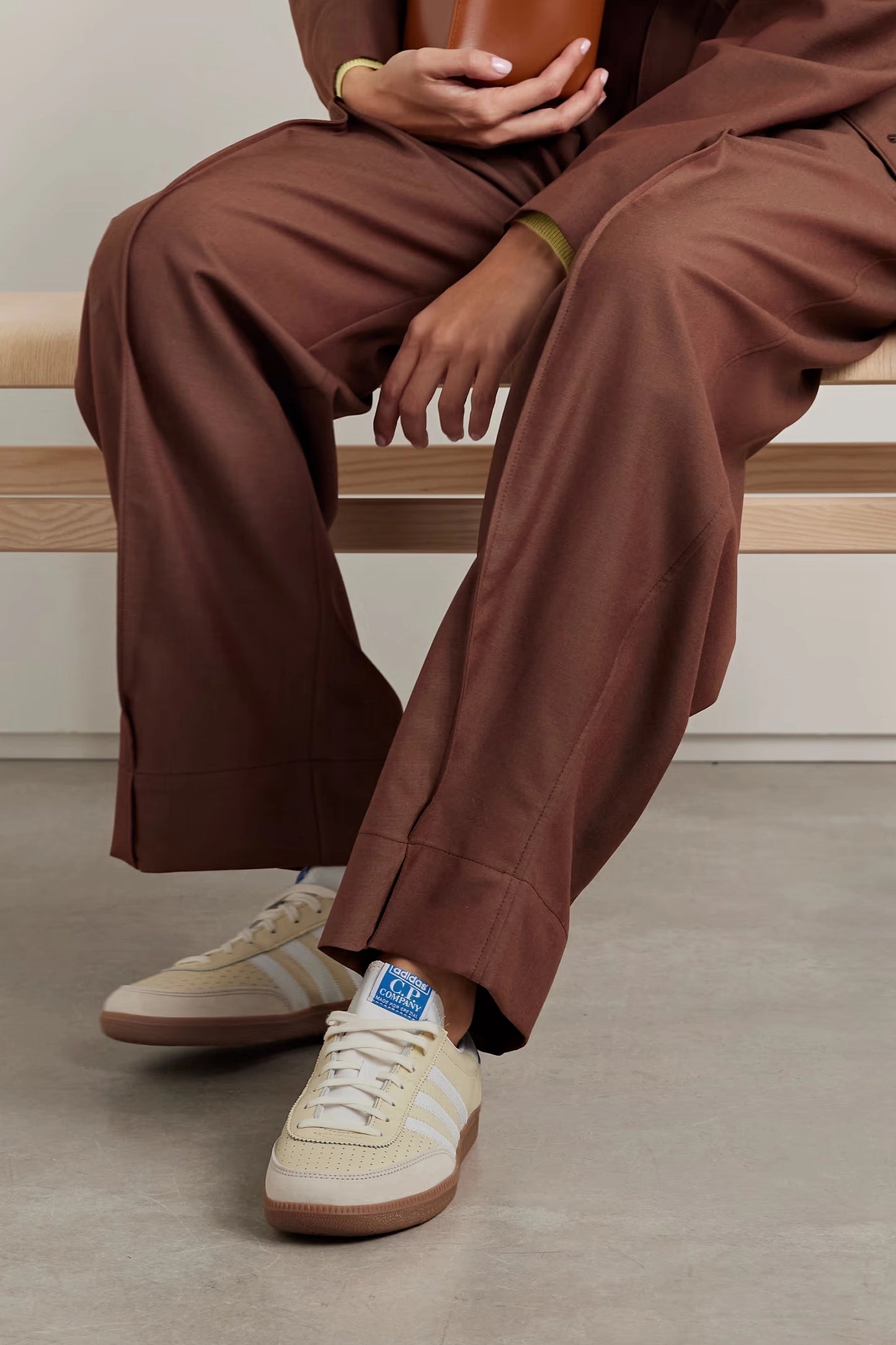 + C.P. Company Wimberley Spezial Grosgrain and Suede-Trimmed Leather Sneakers