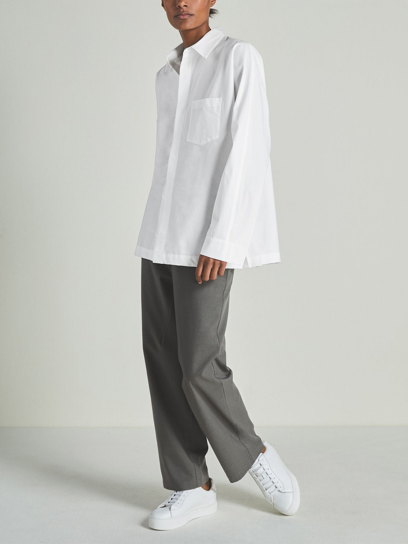 Les 100 Ciels Cotton-Blend Poplin Shirt