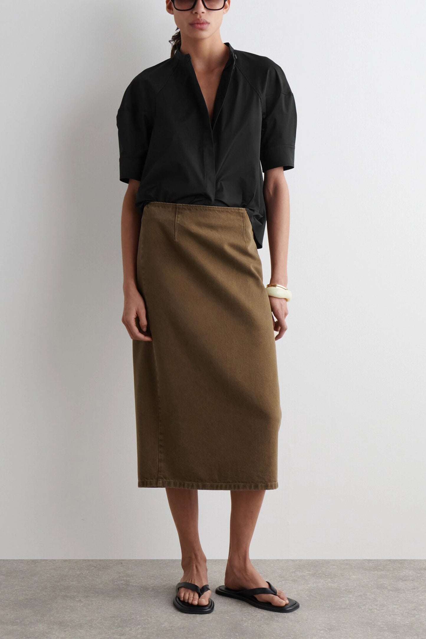 Puff-Sleeve Blouse