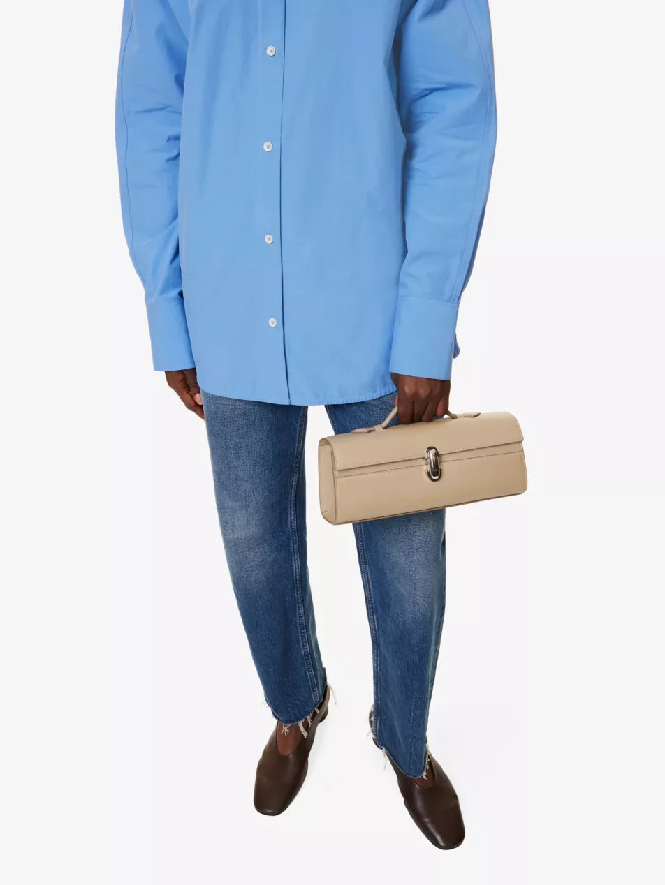 Symmetry Leather Top-Handle Bag
