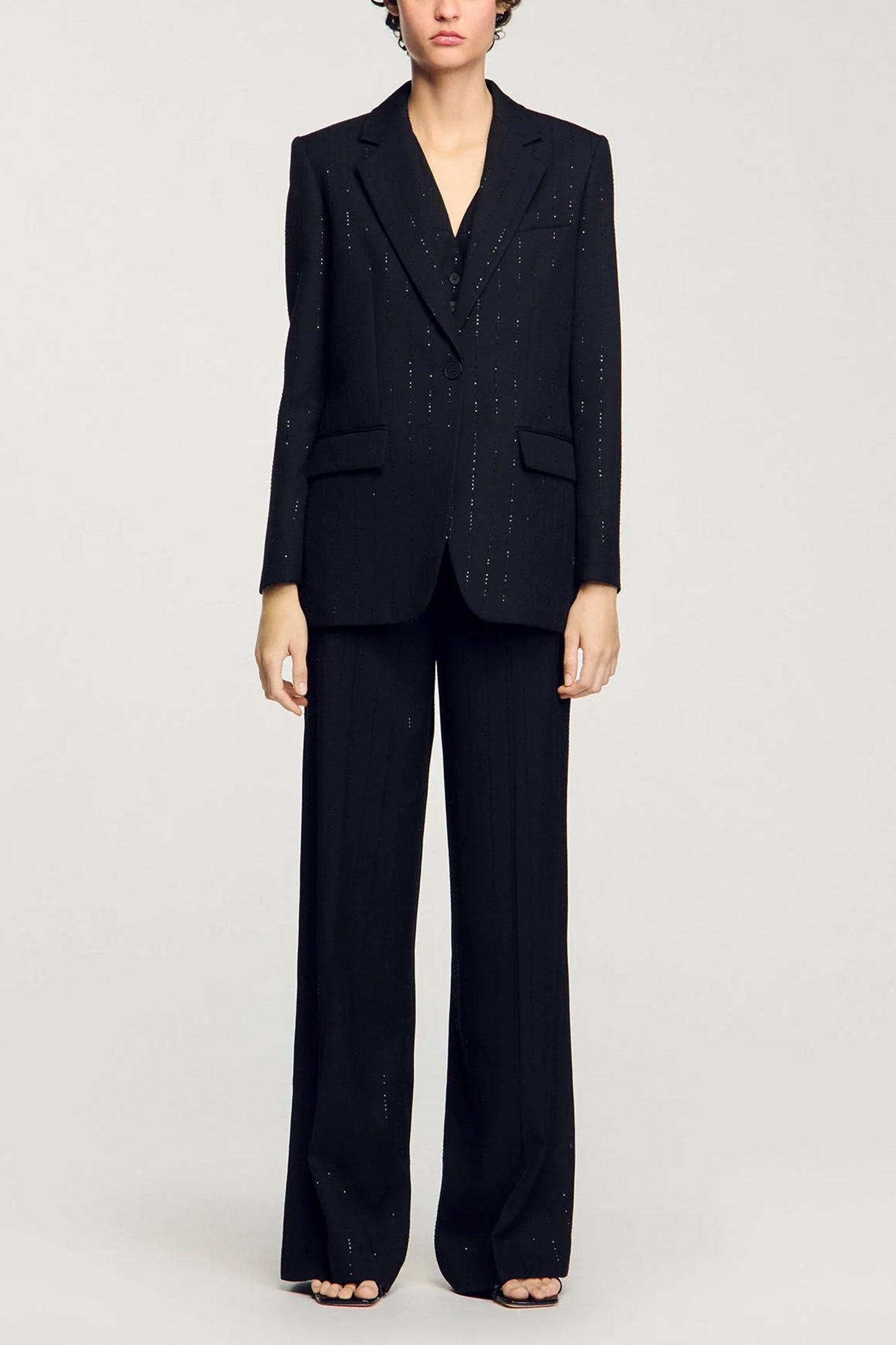 Sequinned Suit Jacket and Trousers