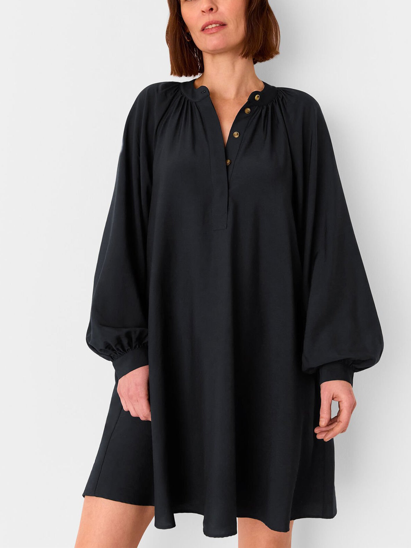 Full Volume Gathered Dress