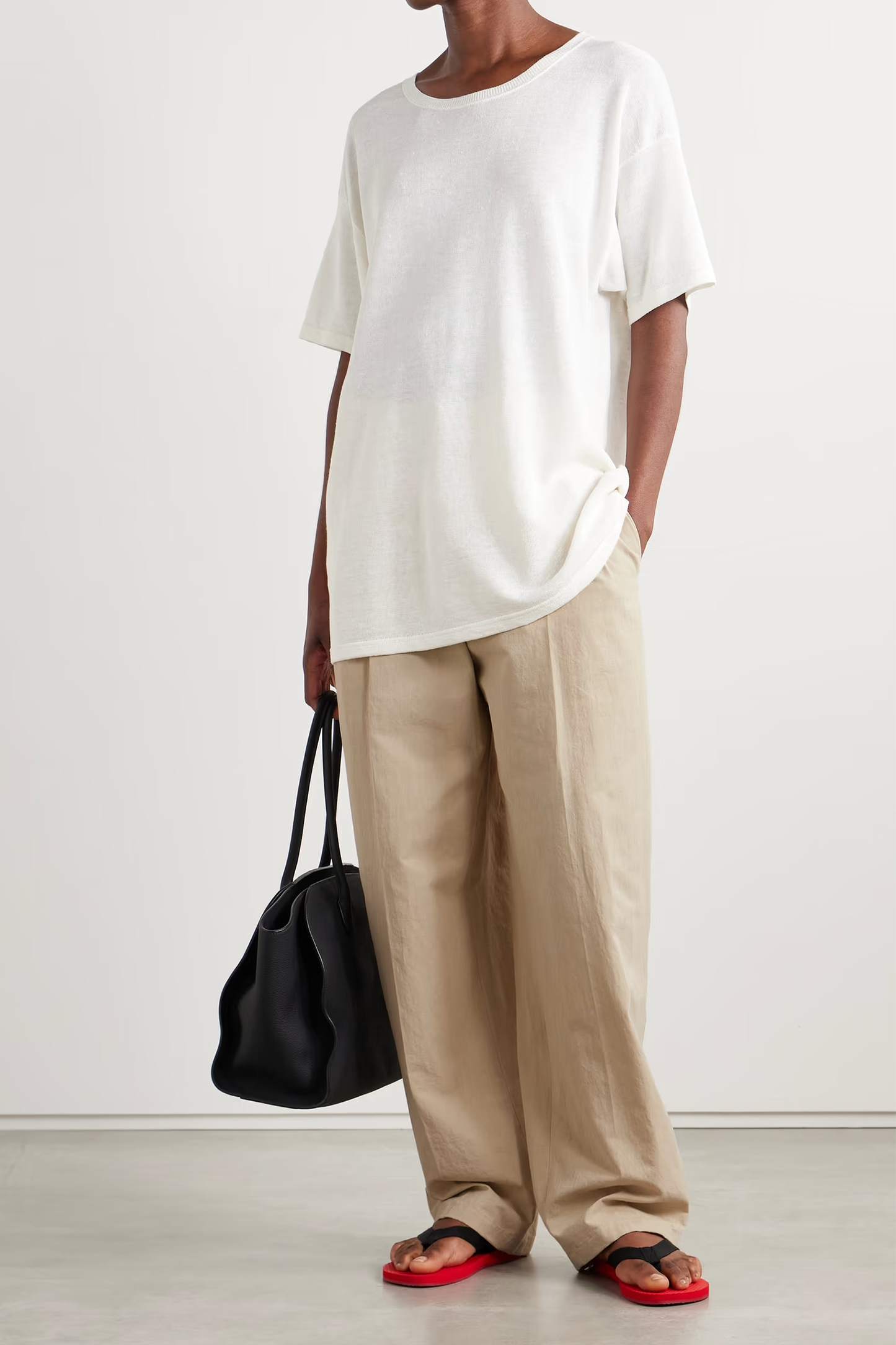 Lilas Pleated Cotton-Blend Twill Tapered Pants