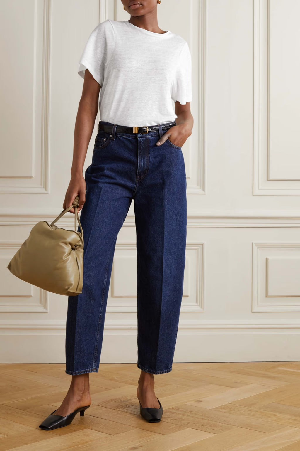 Linen-Jersey T-Shirt