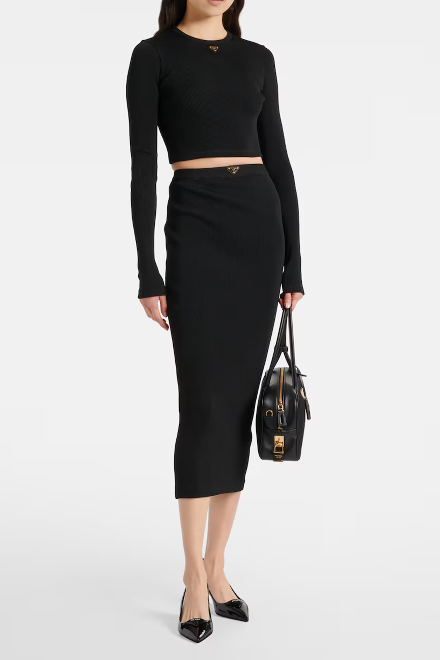Leather Slingback Pumps