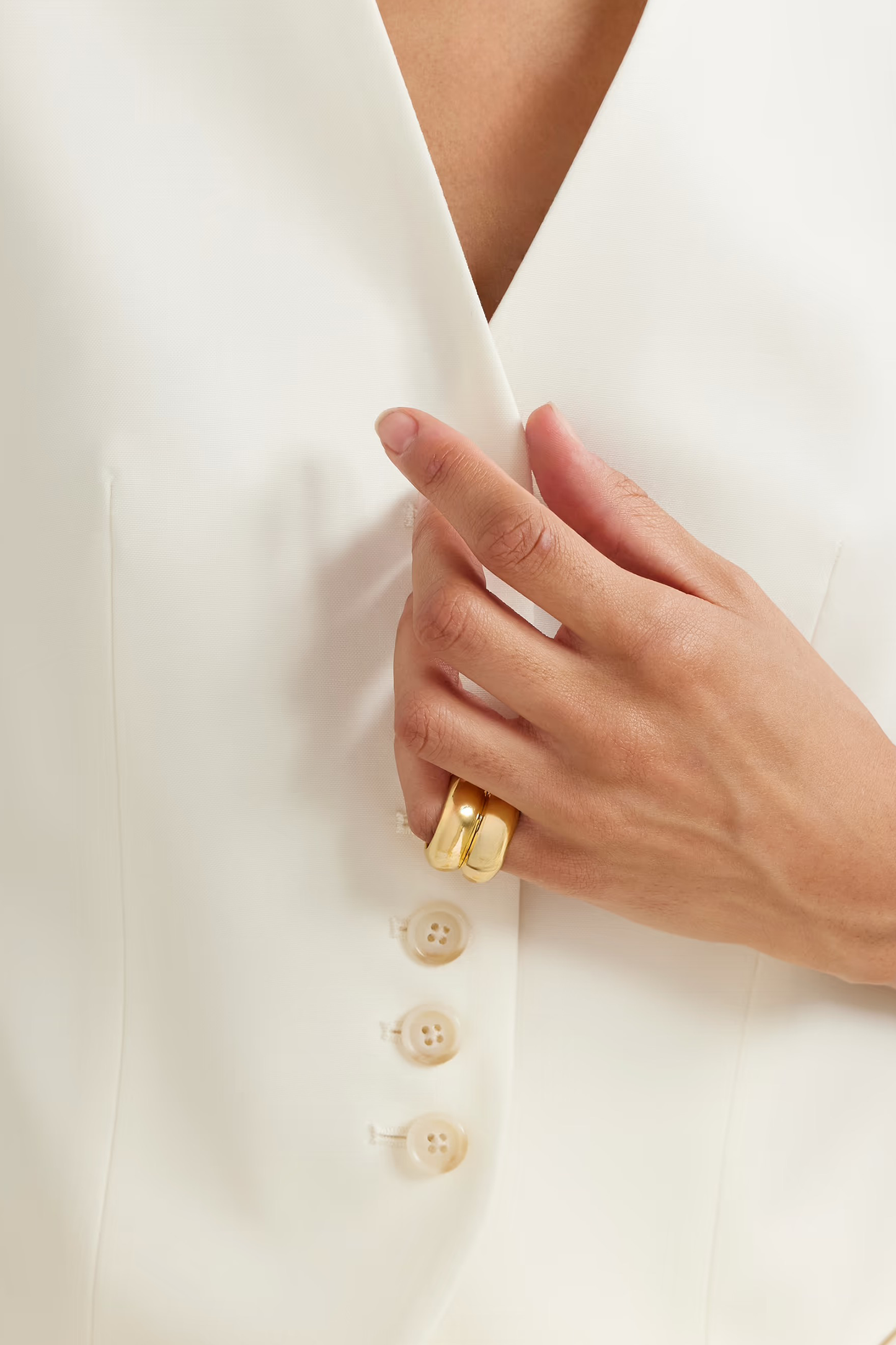 Breve Gold-Tone Ring