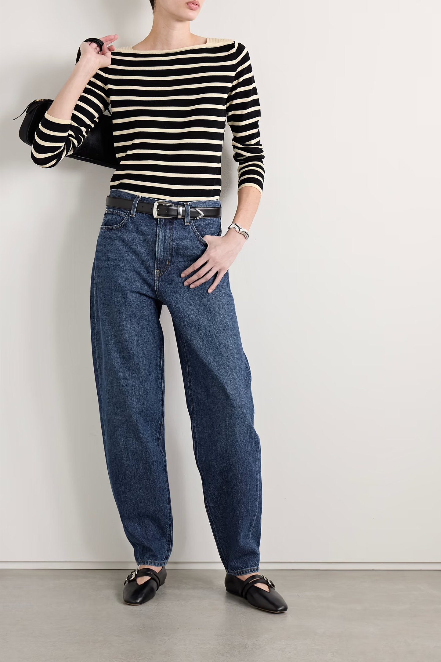 The Narrow High-Rise Tapered Jeans
