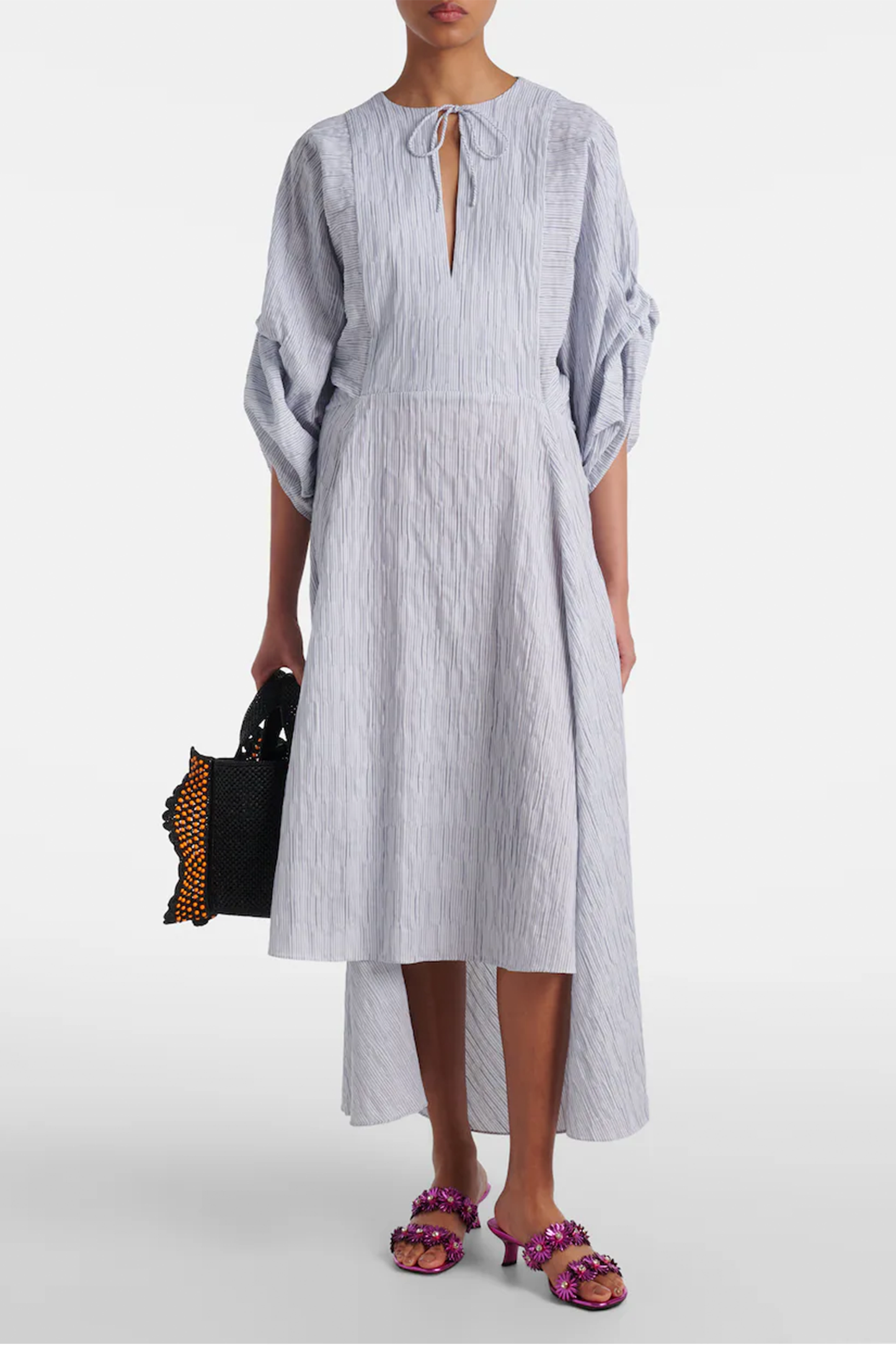 Paula's Ibiza Cotton-Blend Mdi Dress